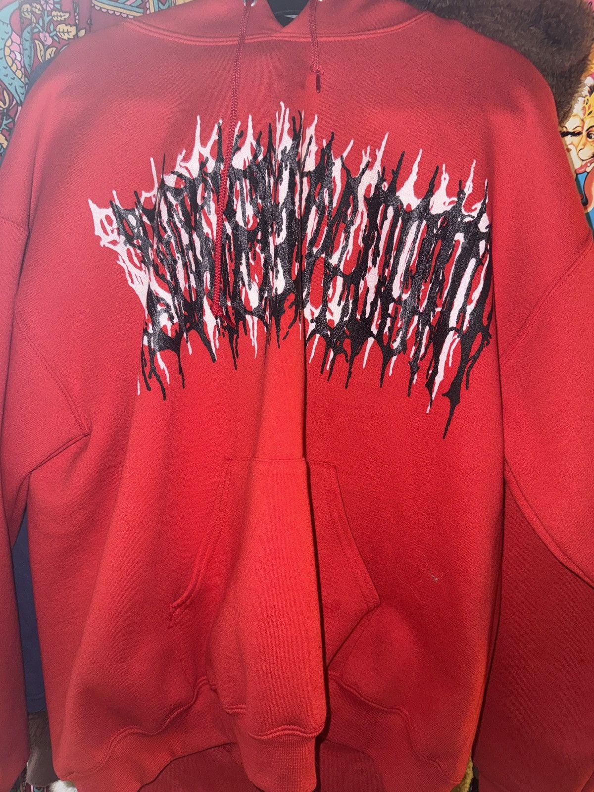 Other × Vintage 1 of 1 ilovepunx.com “Murder Red” hoodie Size US L / EU 52-54 / 3 - 3 Thumbnail