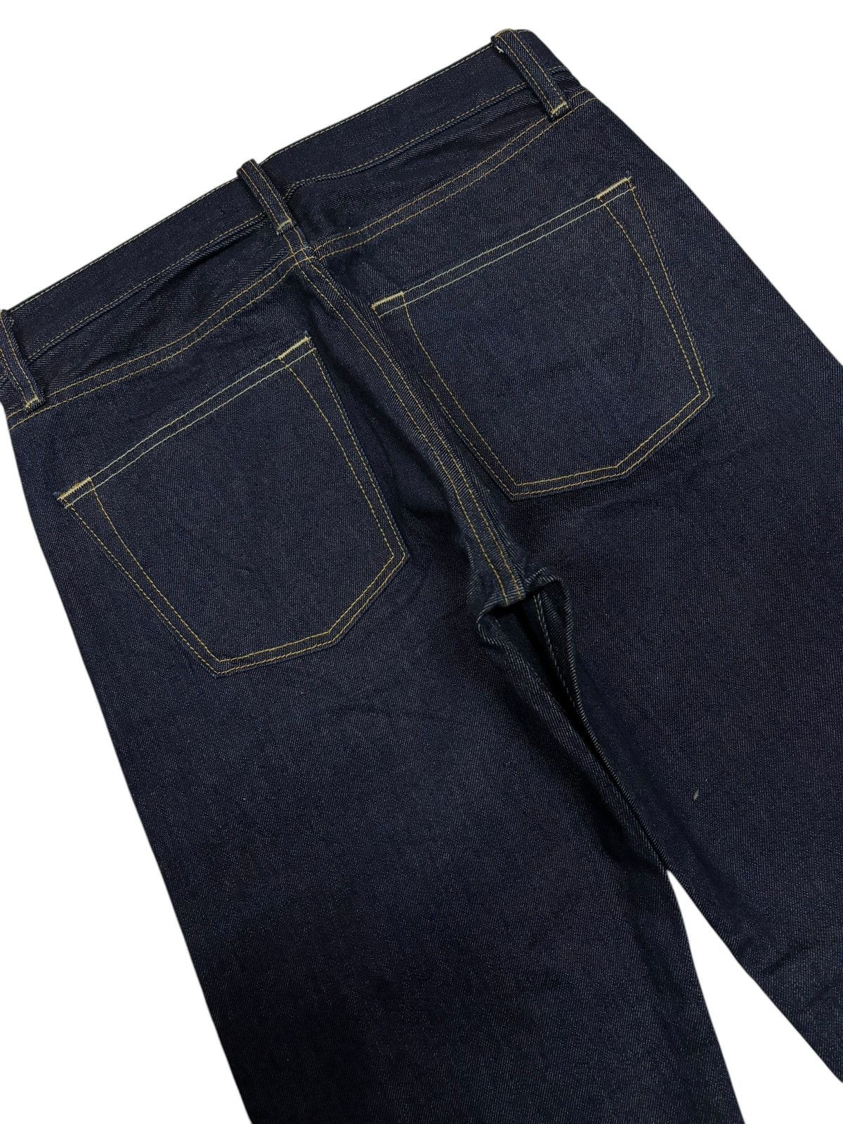 Japanese Brand × Kaihara Denim × Vintage Vintage Kaihara Uniqlo Blue Indigo Washed Raw Jeans Size US 30 / EU 46 - 5 Thumbnail