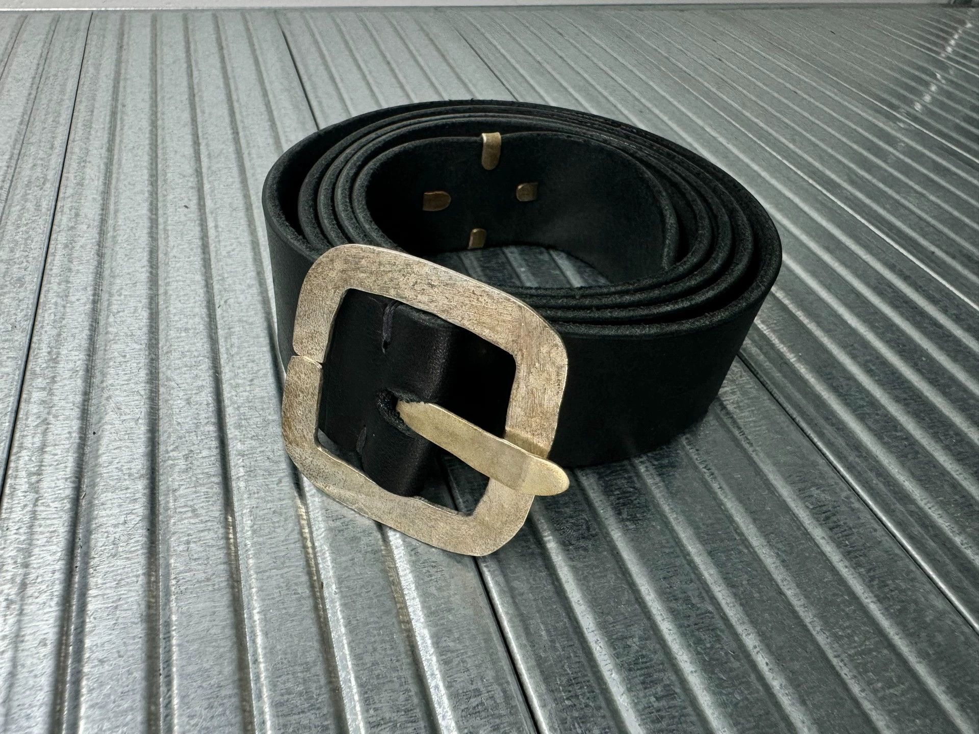 Ma+ m.a+ Silver Cross Belt EQP1D-GR3.0 m black new Size ONE SIZE - 2 Thumbnail
