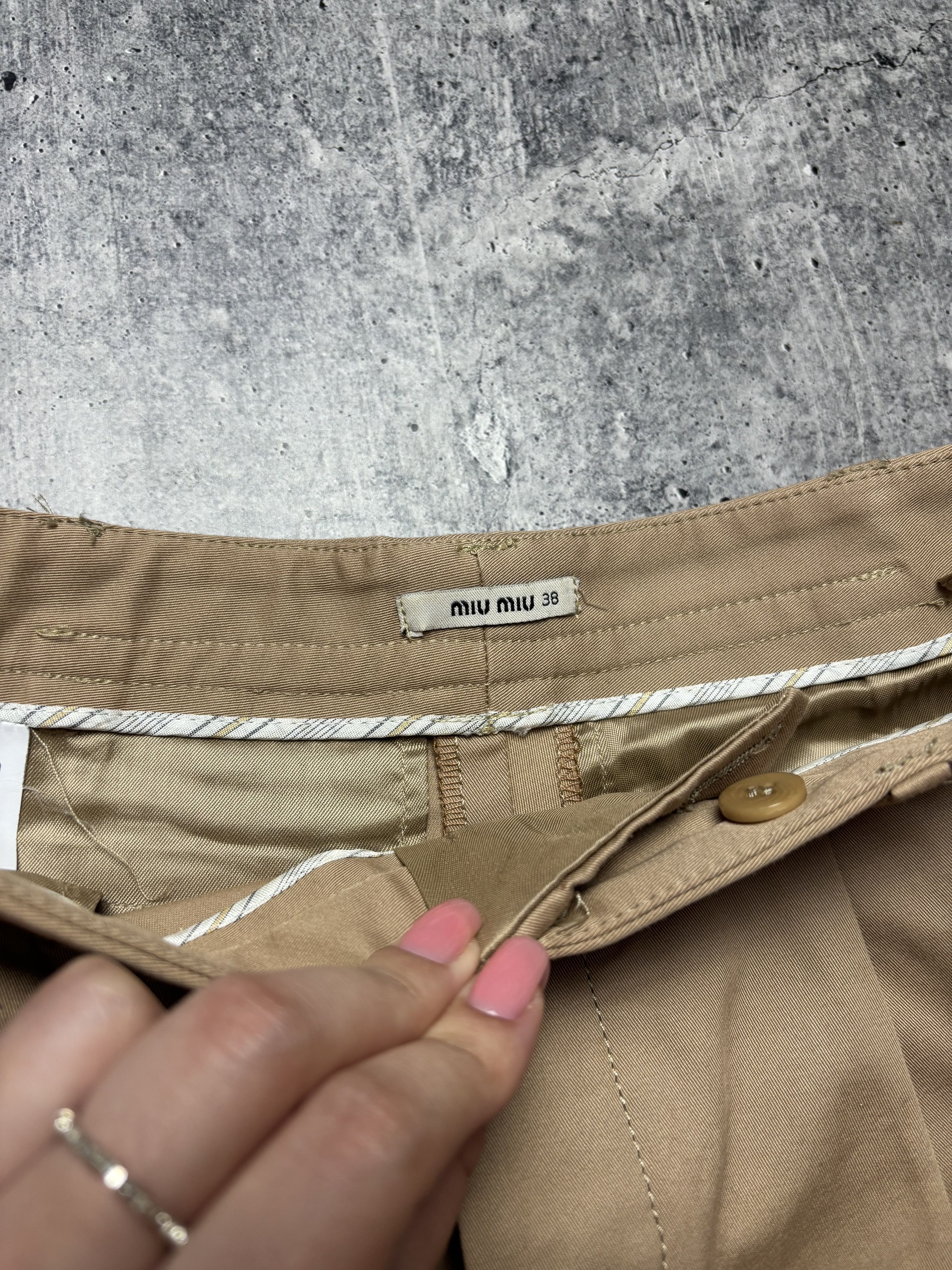 Miu Miu Miu Miu Bermuda Shorts Size IT 38 Size 26" / US 2 / IT 38 - 4 Thumbnail