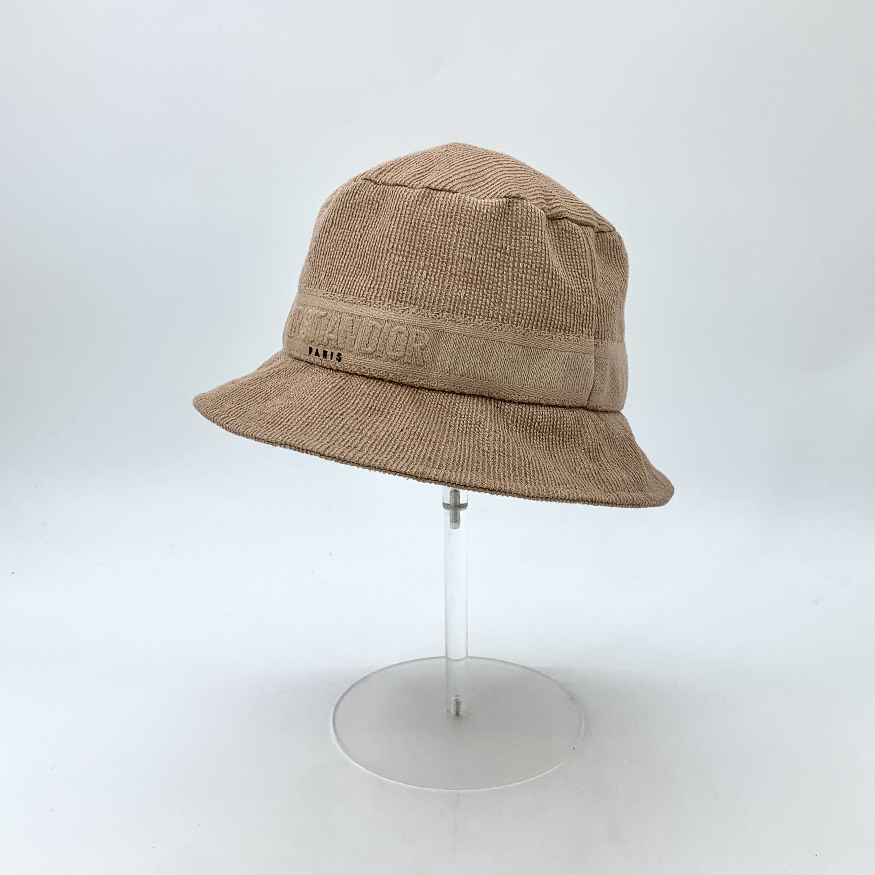 Dior Christian Dior Hat – Brown Logo Bucket Hat (Size 61cm) Size ONE SIZE - 9 Thumbnail