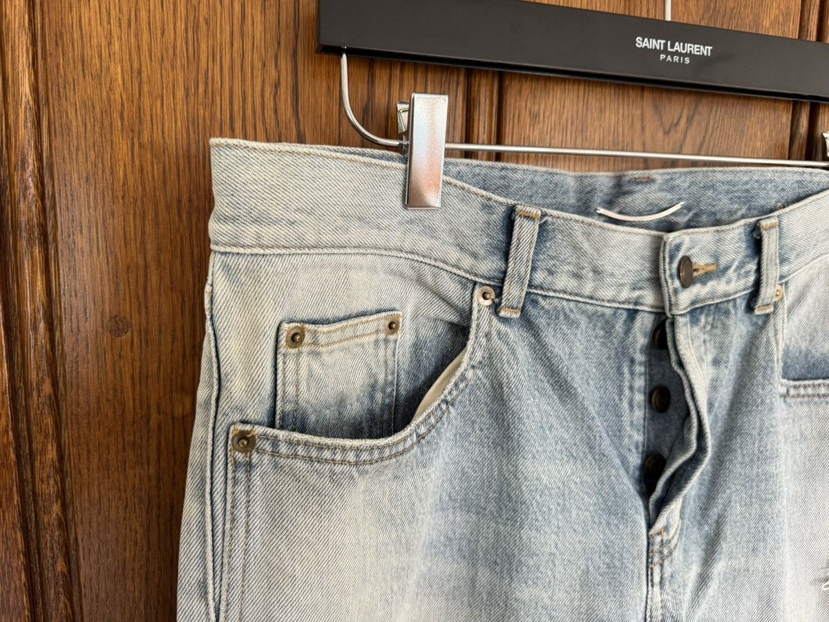 Saint Laurent Paris SS23 Saint Laurent distressed slim jeans Santa Monica 31 Size US 31 - 19 Thumbnail