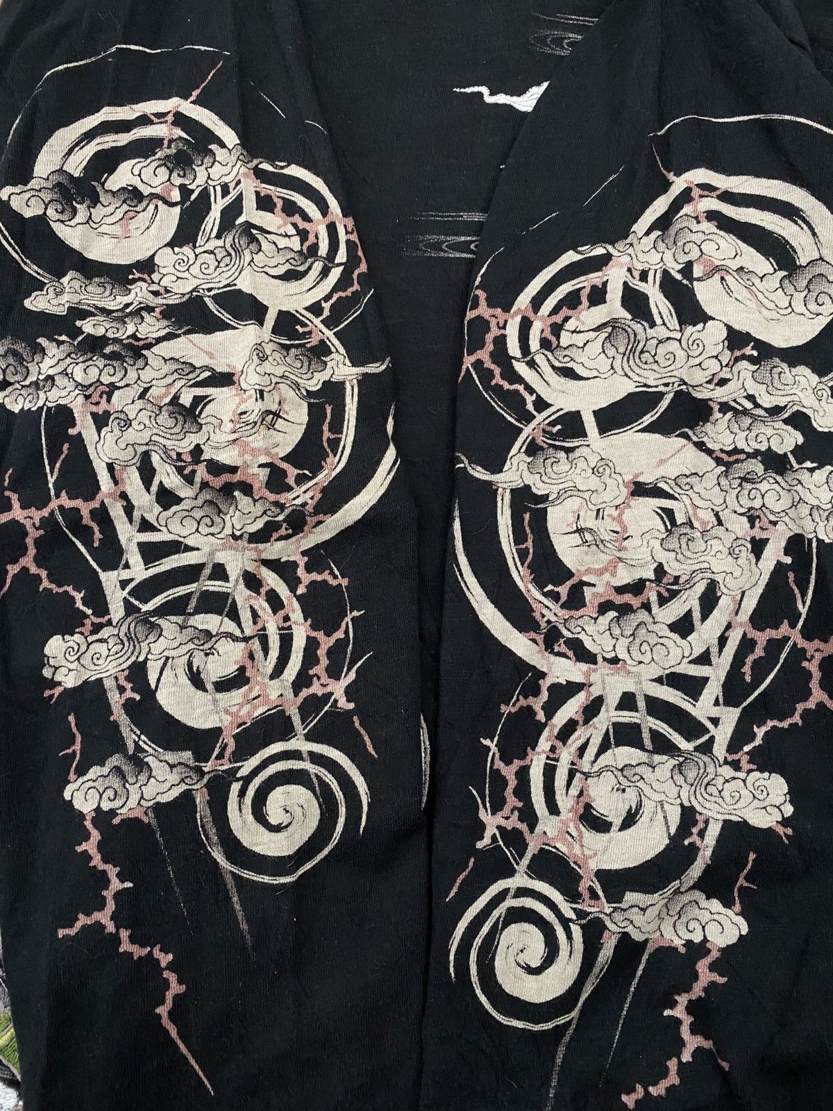 Bullet Noise Japanese traditional Fujin Raijin sukajan emboirdery LS Size US XXL / EU 58 / 5 - 3 Thumbnail