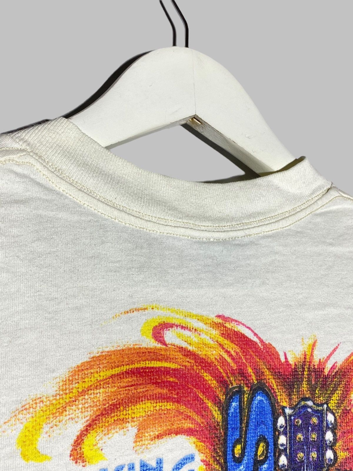Band Tees 1995 Blues Music Festival Guitar Cat T-Shirt Size US XL / EU 56 / 4 - 8 Thumbnail