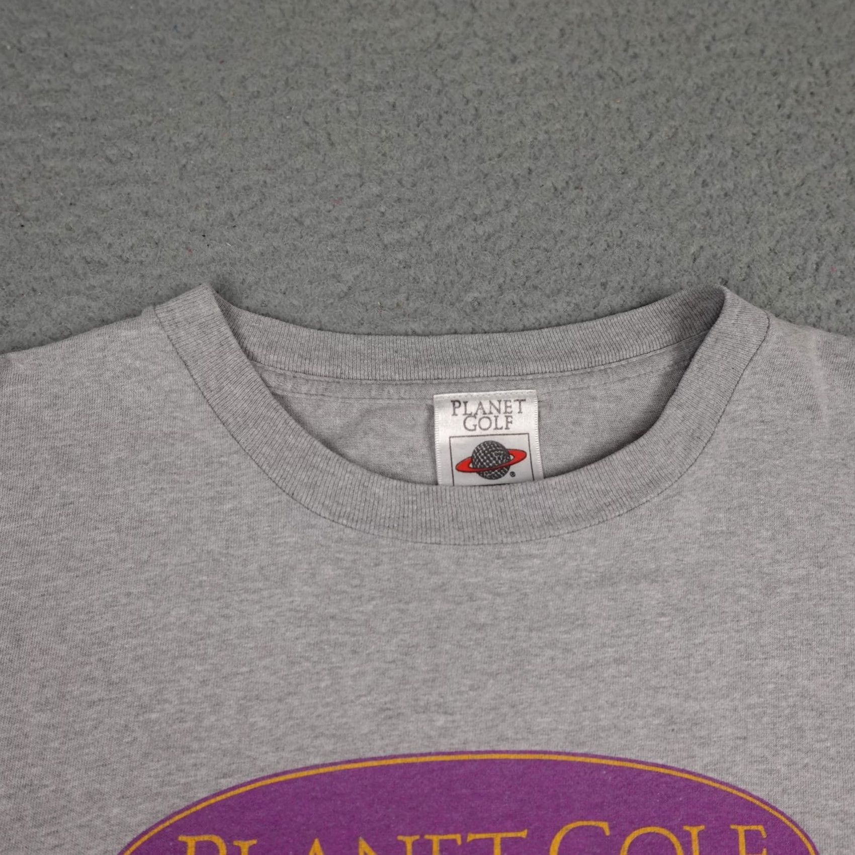 Vintage VINTAGE Planet Golf Shirt Mens XL Gray Astronaut The Eagle Has Landed 1993 Tee Size US XL / EU 56 / 4 - 5 Thumbnail