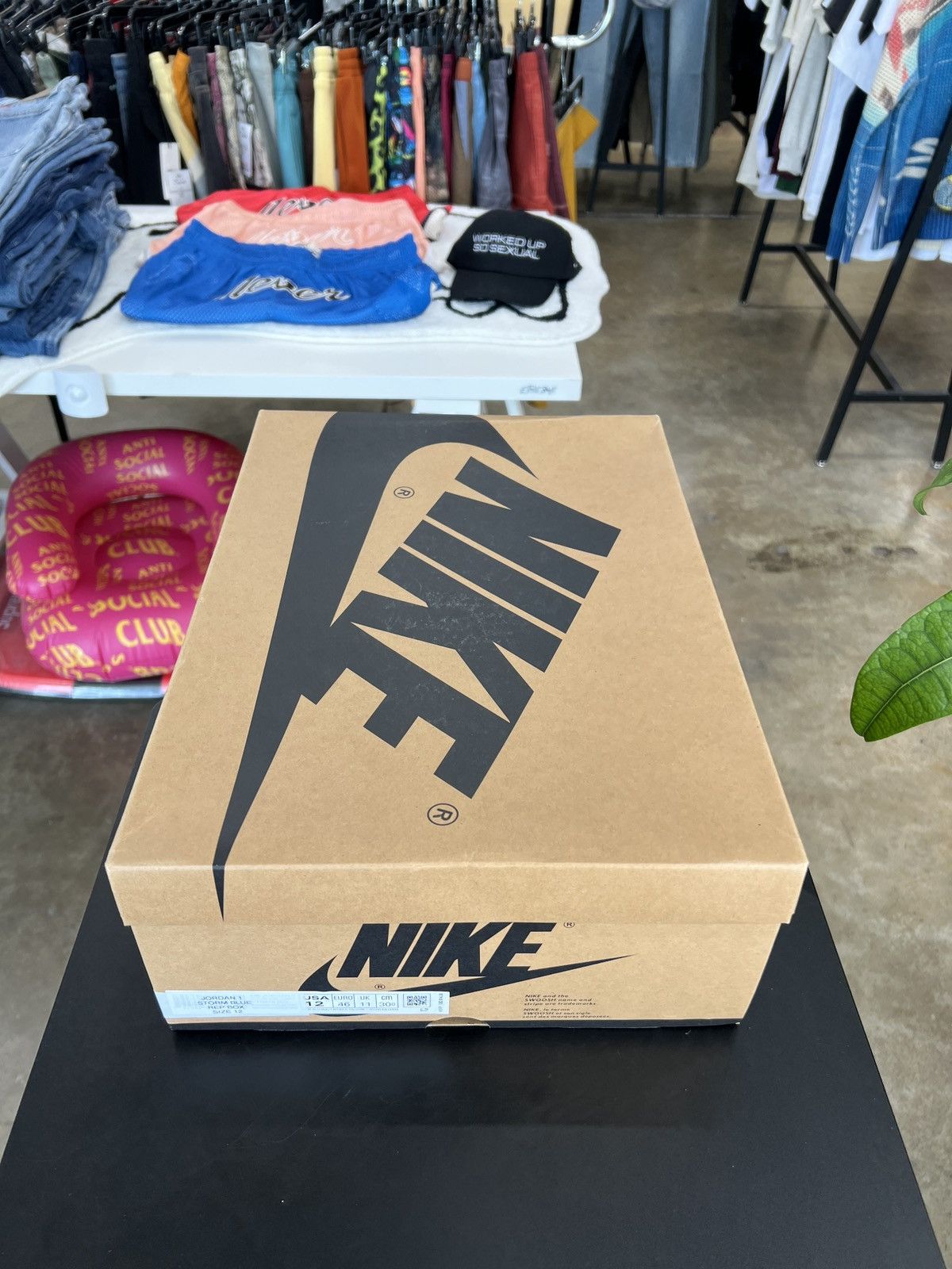 Jordan Brand × Nike Air Jordan 1 Storm Blue Sz. 12 (2016) Size US 12 / EU 45 - 12 Thumbnail