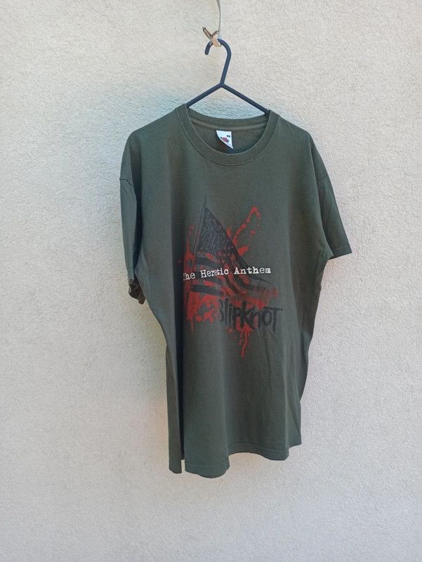 Band Tees Rare Slipknot 2001 Iowa heretic anthem tee size medium Size US M / EU 48-50 / 2 - 1 Thumbnail