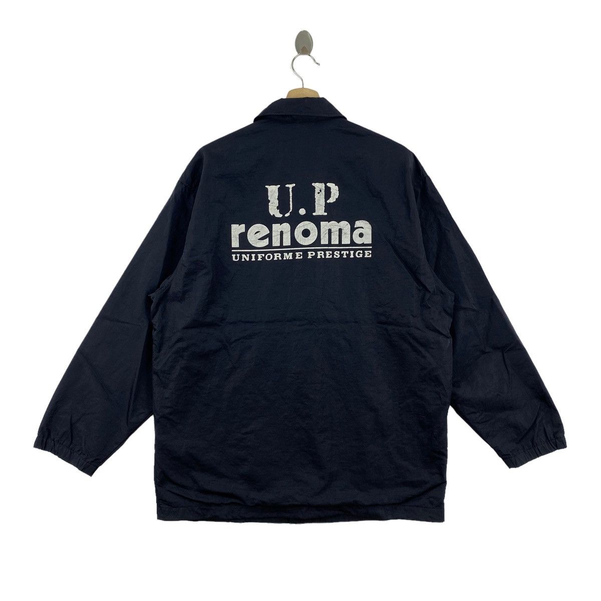 Renoma UP RENOMA Logo Print Windbreaker Bomber Jacket Size US L / EU 52-54 / 3 - 2 Thumbnail