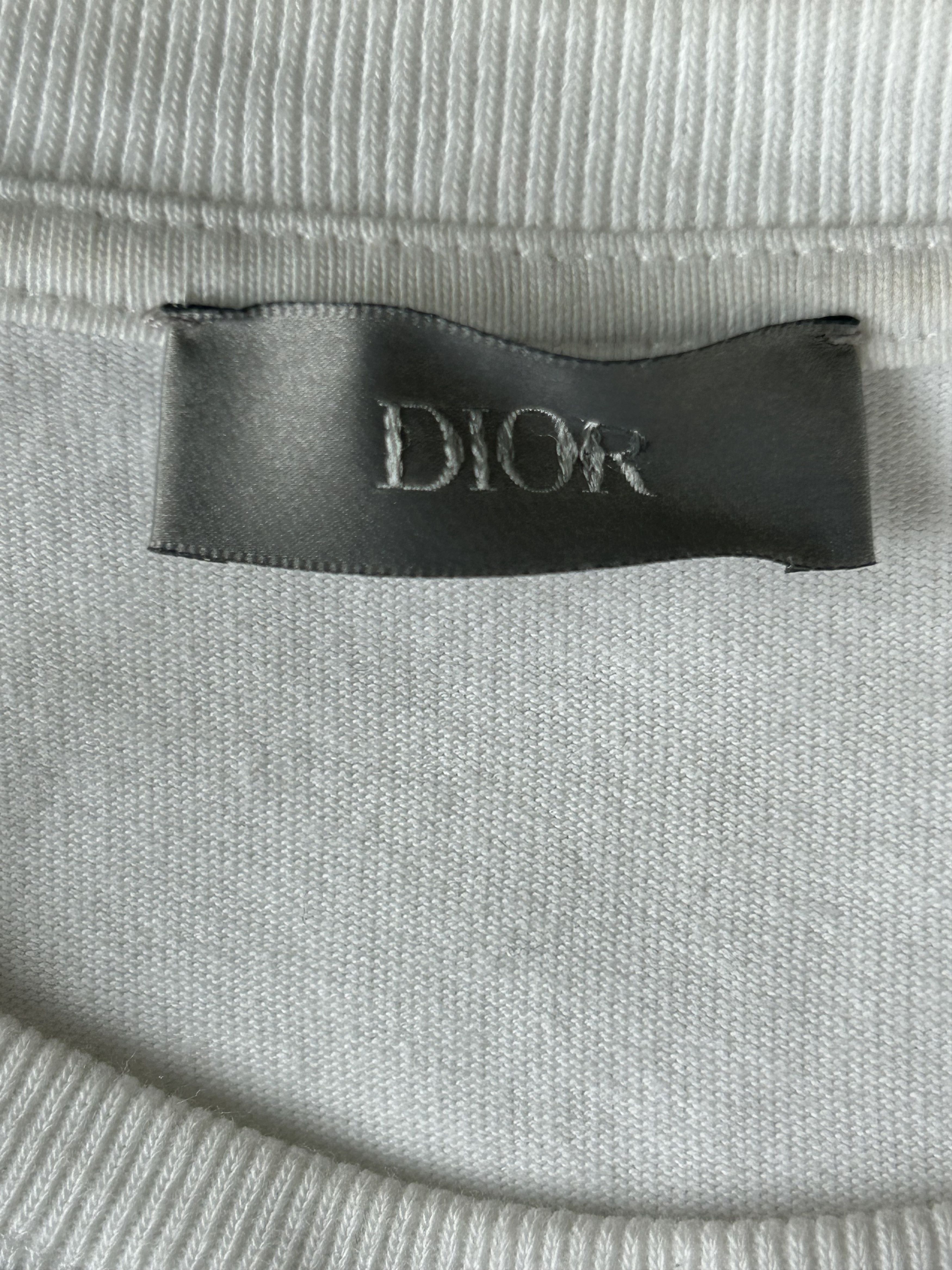 Dior Dior White CD Icon Embroidered T-Shirt Size US XXL / EU 58 / 5 - 3 Thumbnail