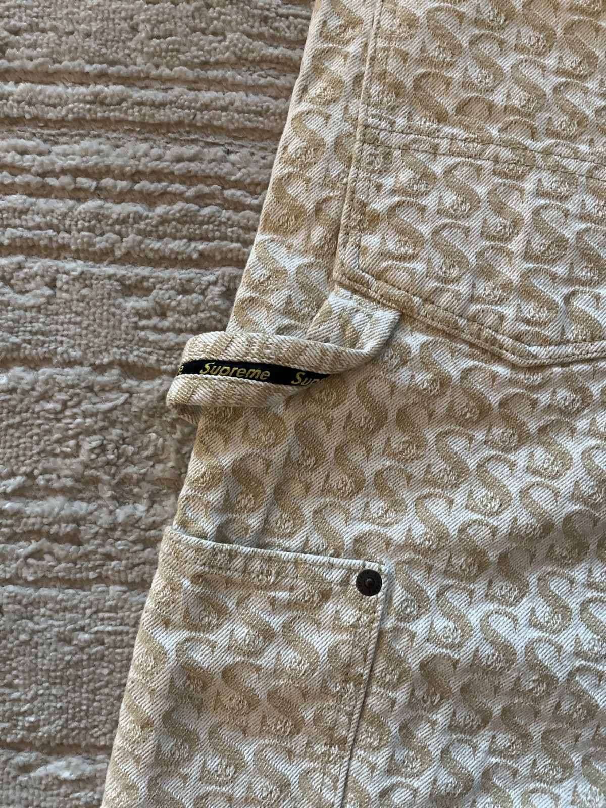 Supreme Supreme 21aw Monogram carpenter pants Size US 32 / EU 48 - 6 Thumbnail