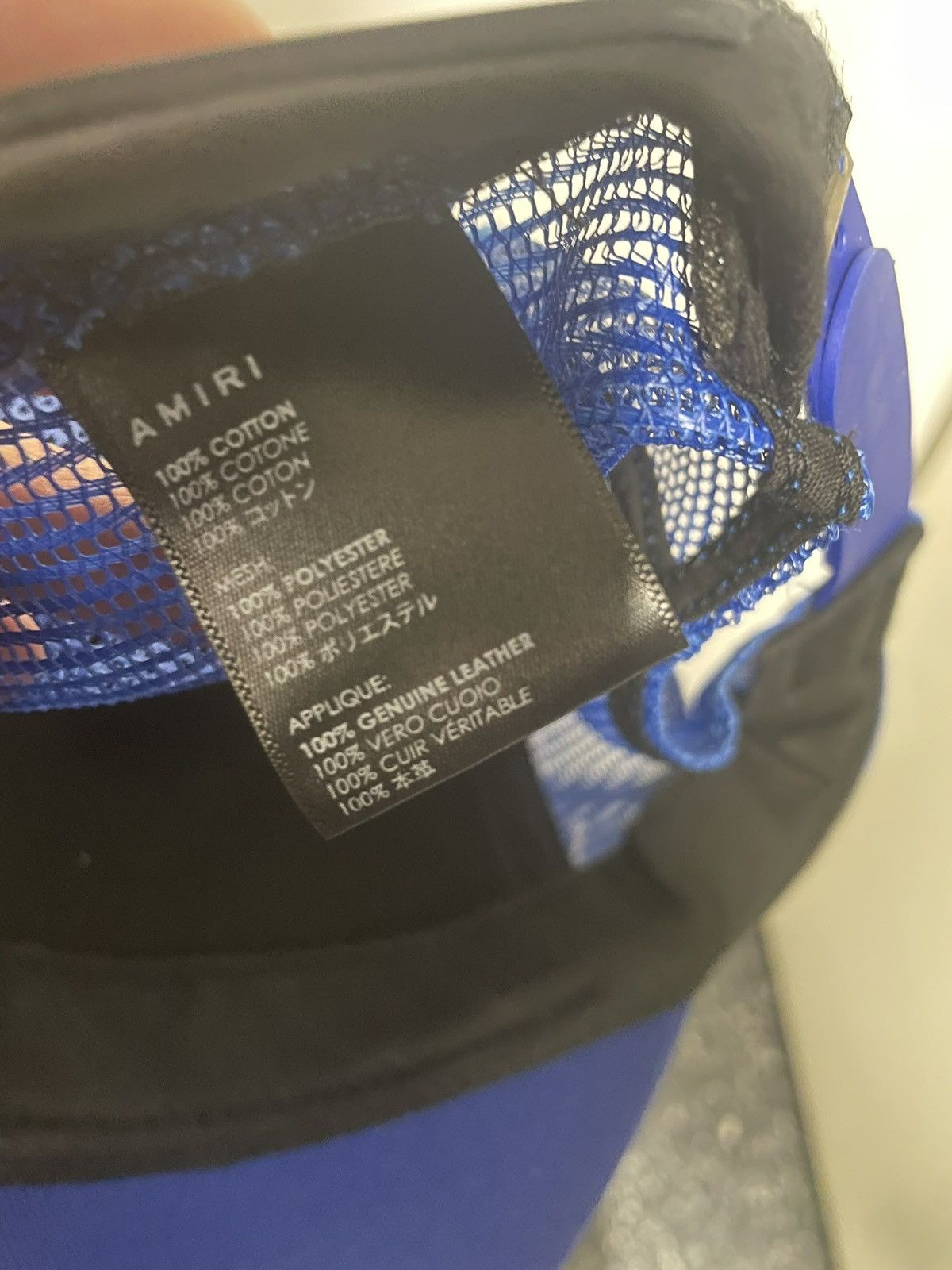 Amiri Amiri 3 star trucker hat Size ONE SIZE - 4 Thumbnail