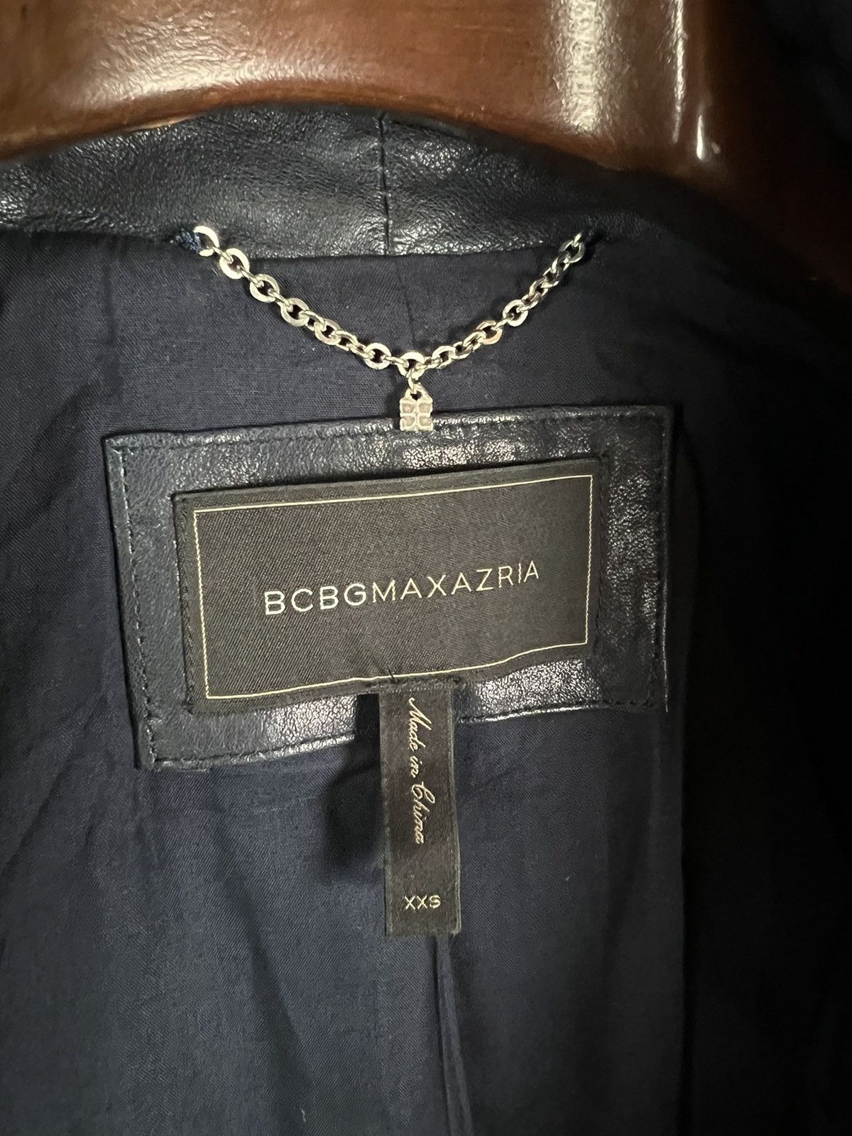 Bcbgmaxazria × If Six Was Nine × Japanese Brand RO Leather biker Asymetric Jacket bcbg zip vintage Size S / US 4 / IT 40 - 11 Thumbnail