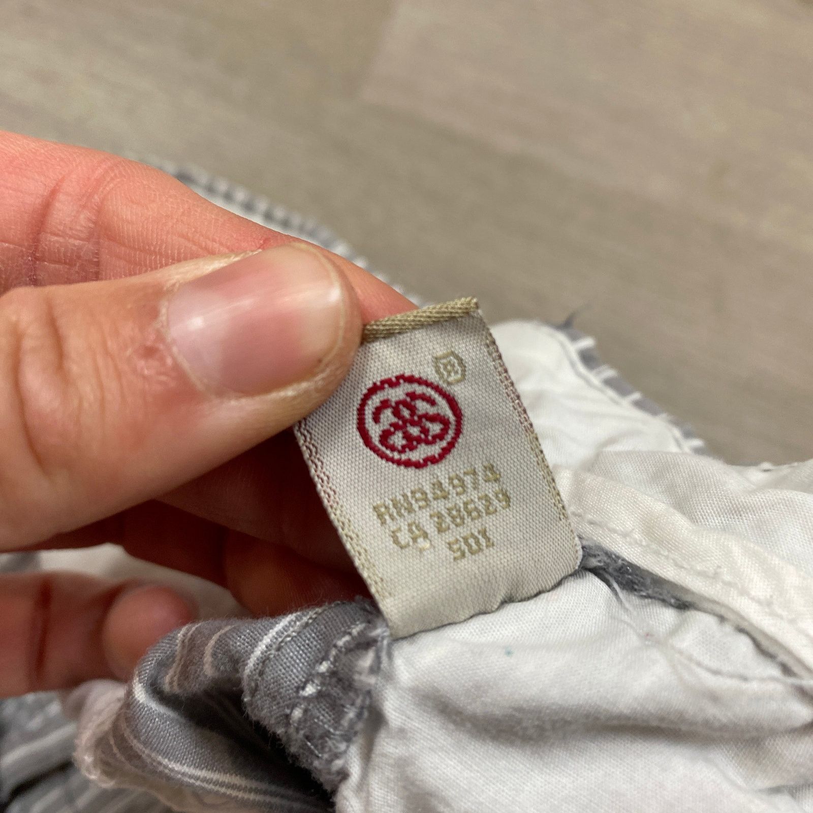 Stussy × Vintage VTG Stussy Pinstripe Chino 11" Shorts Men's 31 Y2K Skater Size US 31 - 8 Thumbnail