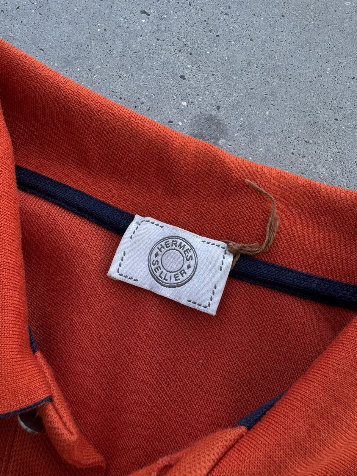 Designer × Hermes Rare Hermes Sellier Polo T-Shirt archive rare Size US L / EU 52-54 / 3 - 4 Thumbnail