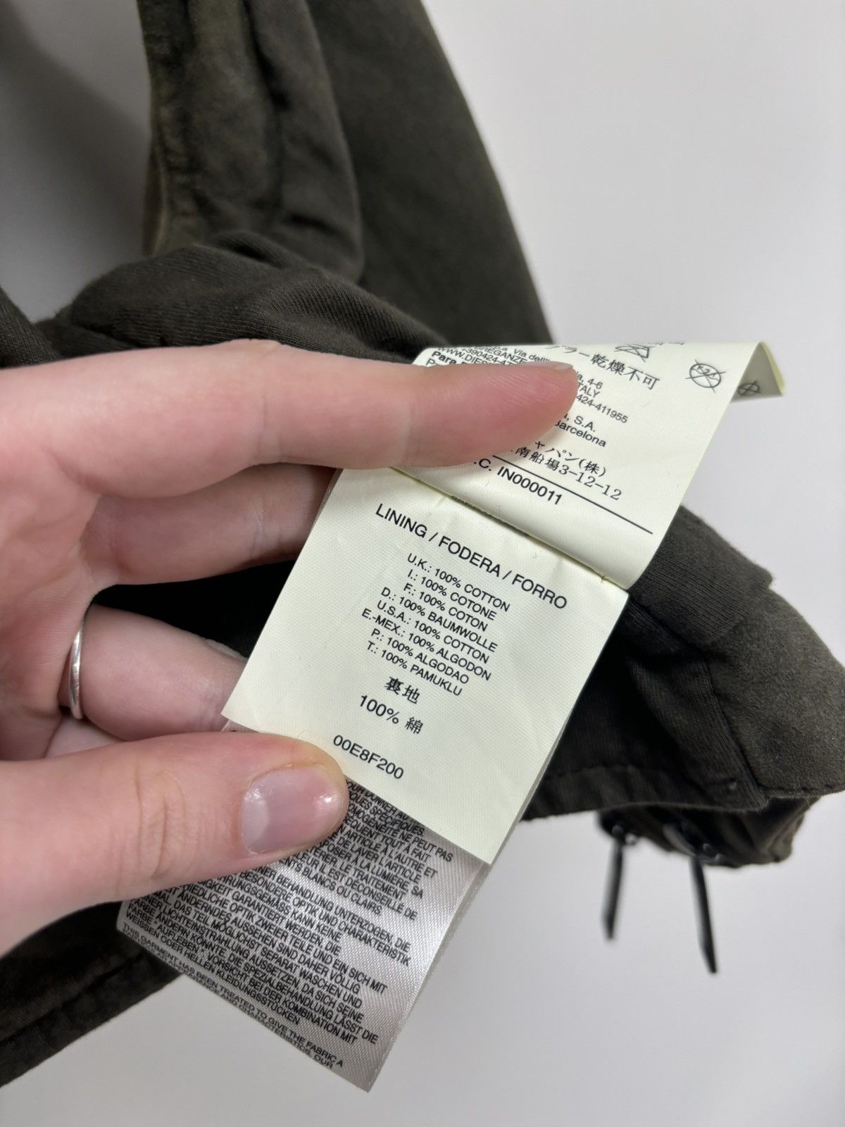 Diesel Diesel L-Zoe NWT Women’s Khaki Suede Goat Leather Vest Gilet Size XS / US 0-2 / IT 36-38 - 14 Thumbnail