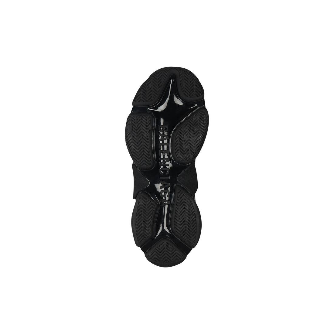 Balenciaga o1srvl11e0225 Triple S Sneakers Allover Logo in Black Size US 12 / EU 45 - 4 Thumbnail