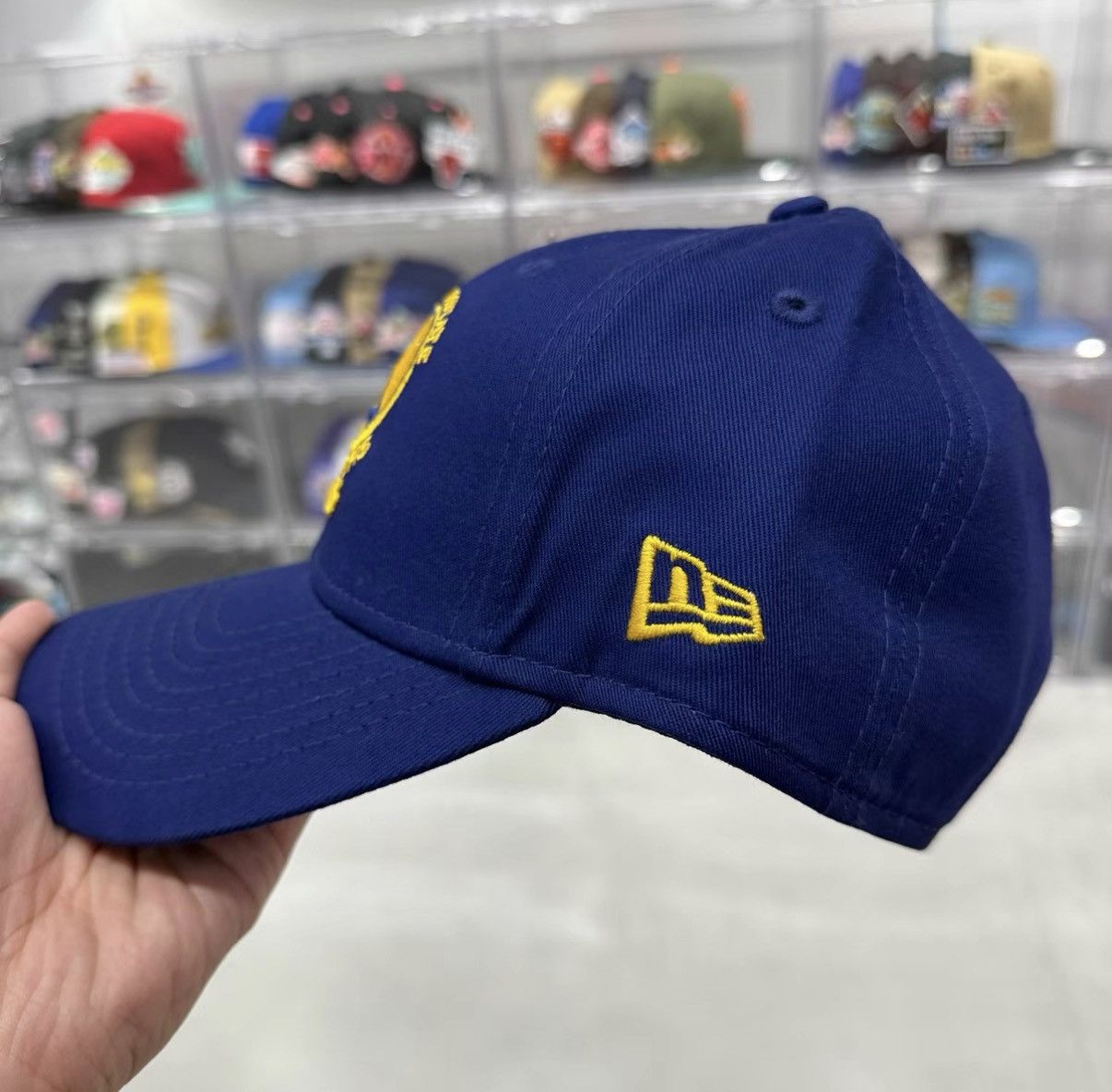 New Era New Era NBA Golden State Warriors Curved Brim Cap J32 Size ONE SIZE - 2 Thumbnail
