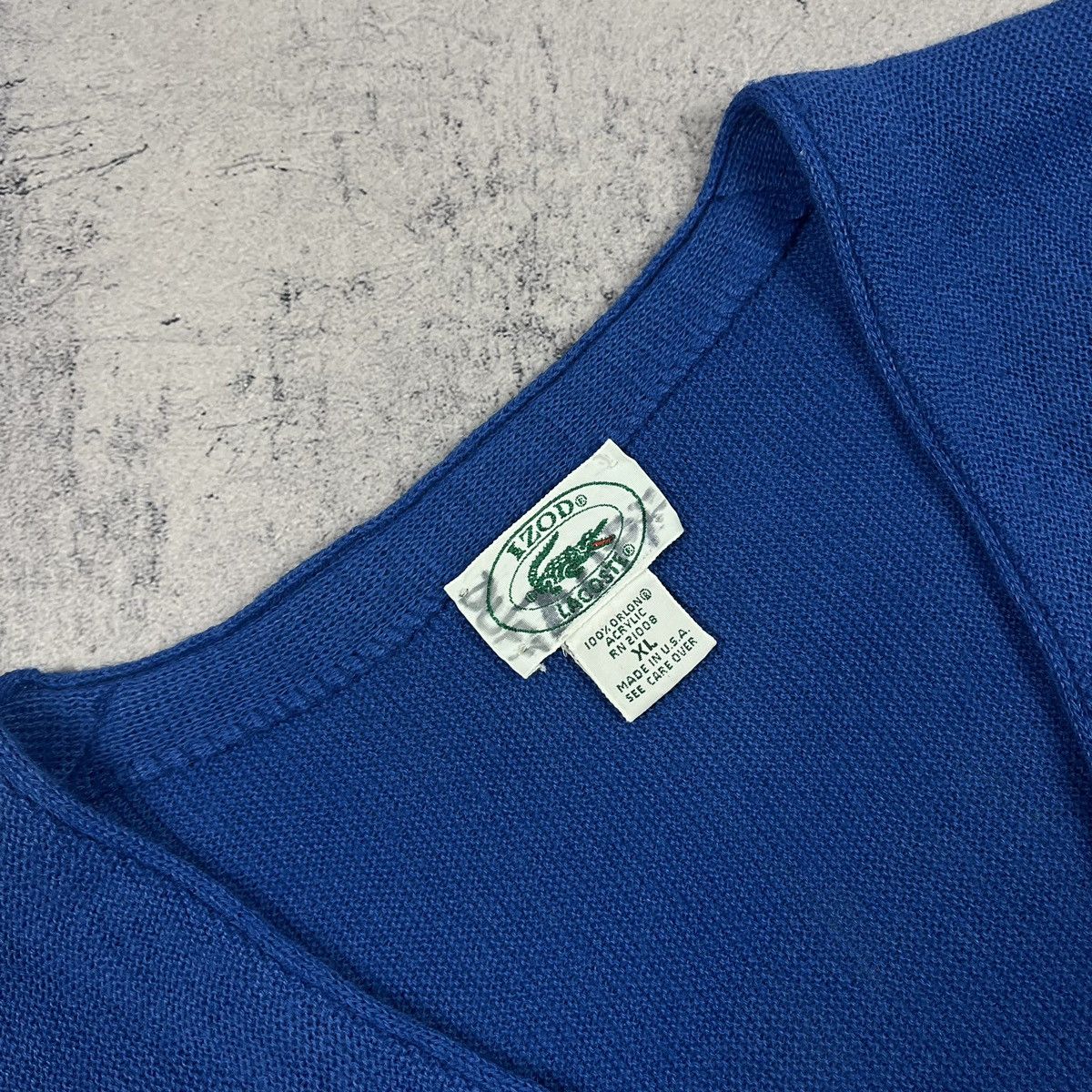 Lacoste Vintage Lacoste Izod made in USA sweater cardigan 80’s Size US XL / EU 56 / 4 - 3 Thumbnail
