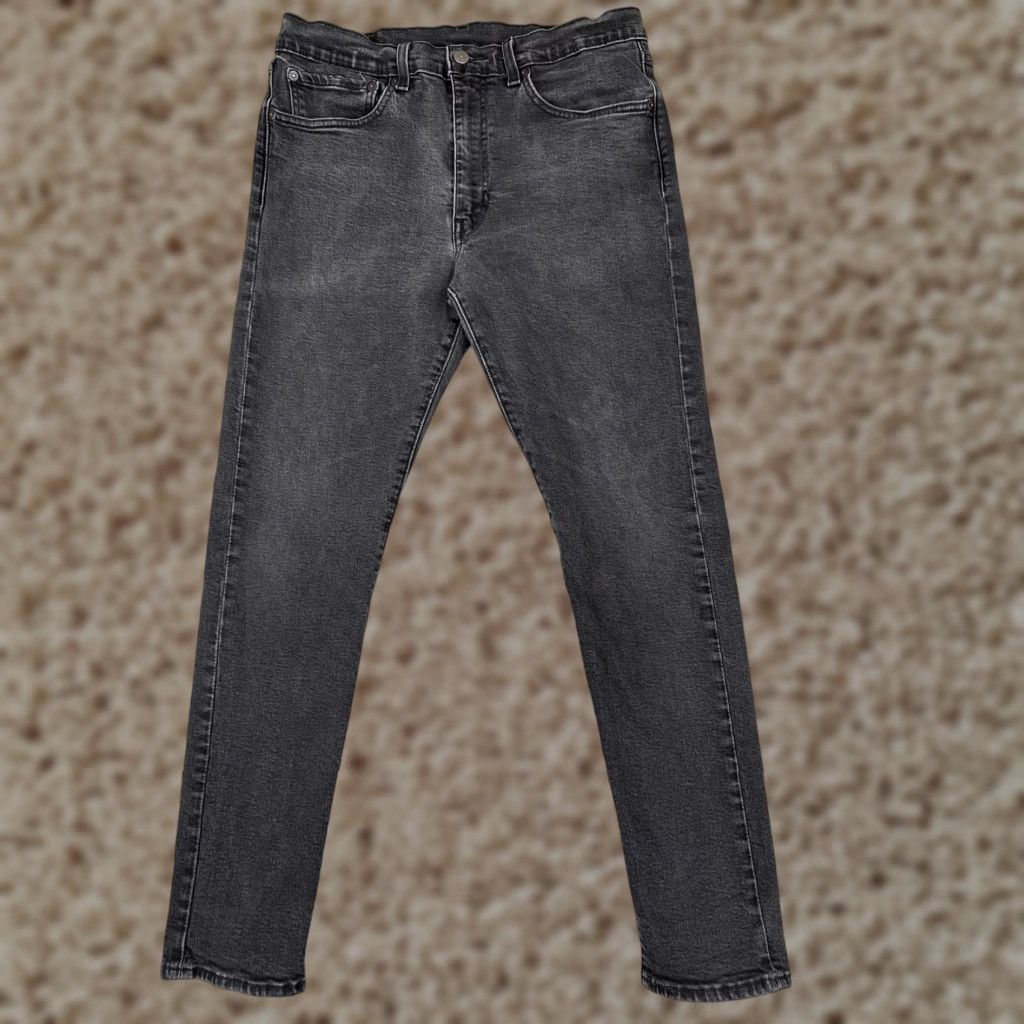 Levi's Levis Premium 512 Jeans Mens 34x32 31x29 Black Slim Tapered Denim Size US 34 / EU 50 - 1 Thumbnail
