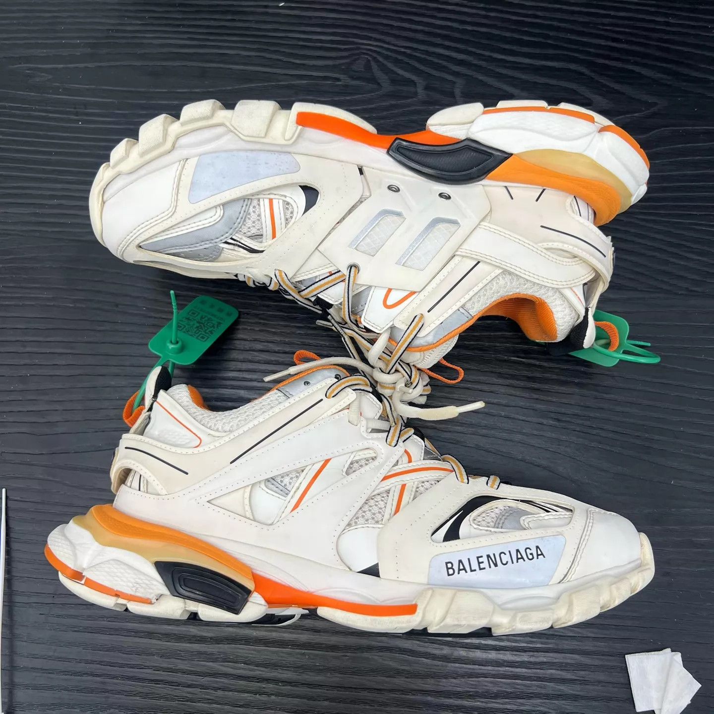 Balenciaga Balenciaga Track White Orange 41 New Size US 8 / EU 41 - 3 Thumbnail