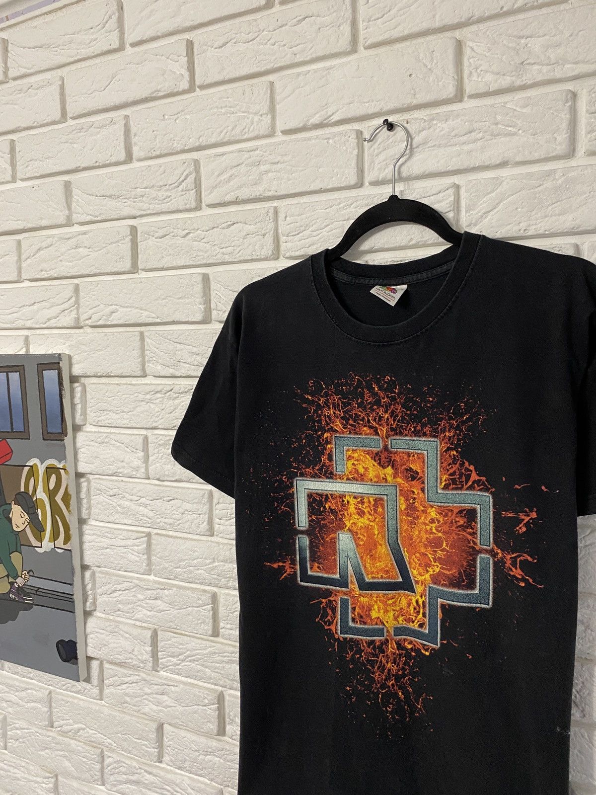 Band Tees × Vintage Vintage Rammstein 2000's "Hier Kommt Die Sonne" Tee Size US M / EU 48-50 / 2 - 2 Thumbnail