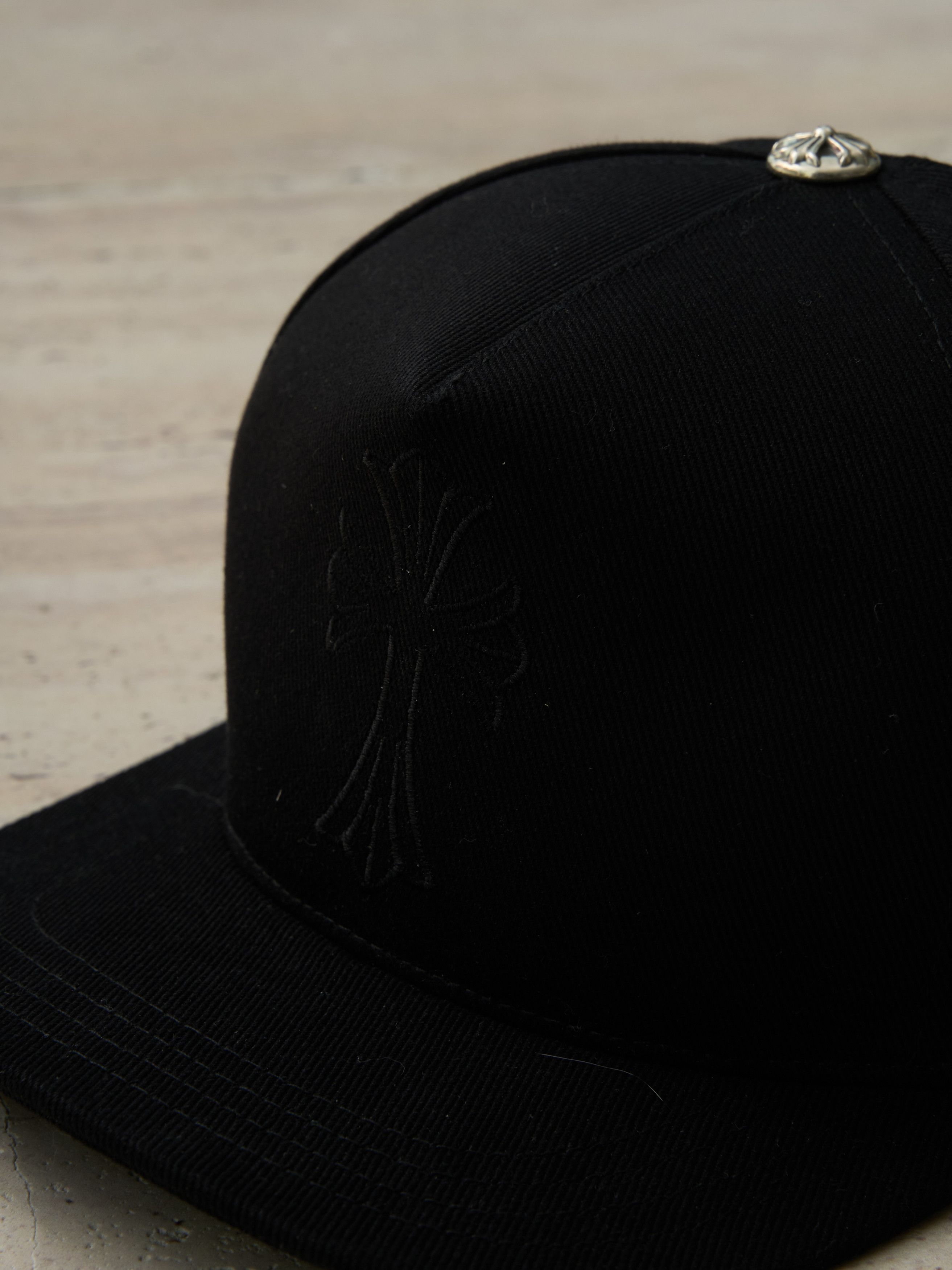 Chrome Hearts cross BSBL cap denim black
