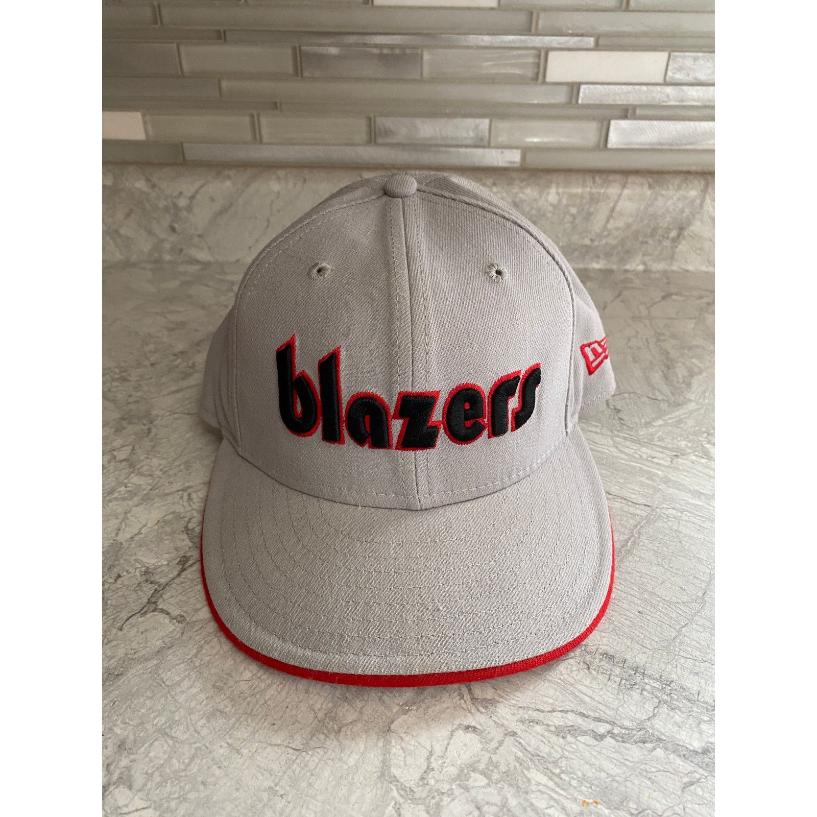 New Era Portland Trail Blazers New Era 100% Wool Fitted Hat Sz 7 1/8 Size ONE SIZE - 2 Thumbnail