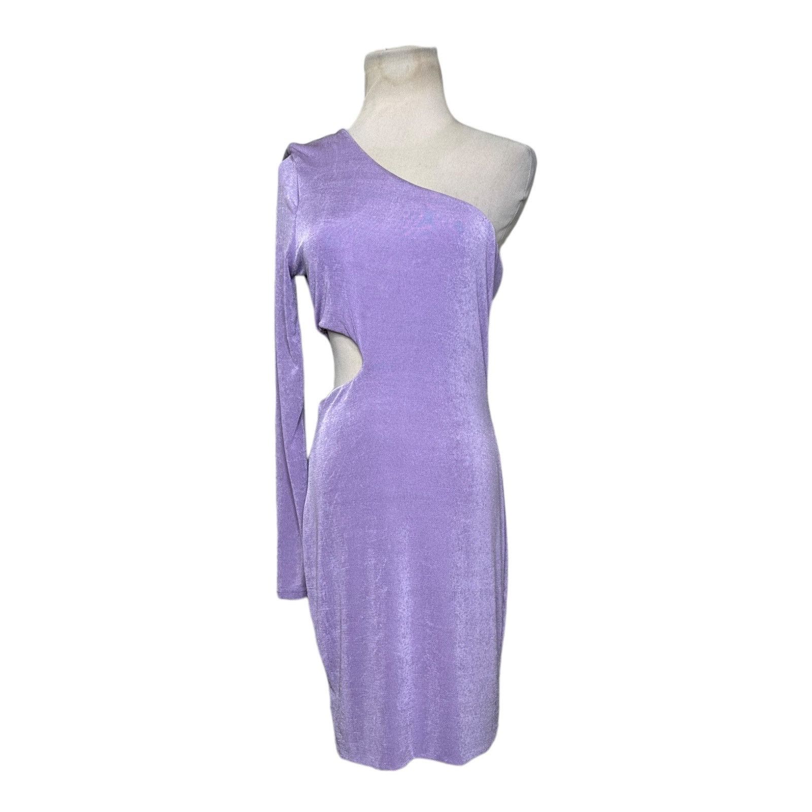 PRINCESS POLLY Princess Polly xx lilac one shoulder cut out dress size 10 Size L / US 10 / IT 46 - 1 Thumbnail