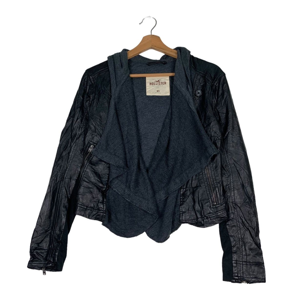 Hollister HOLLISTER Double Layer Hooded Jacket #0368-C17 Size US XS / EU 42 / 0 - 1 Thumbnail