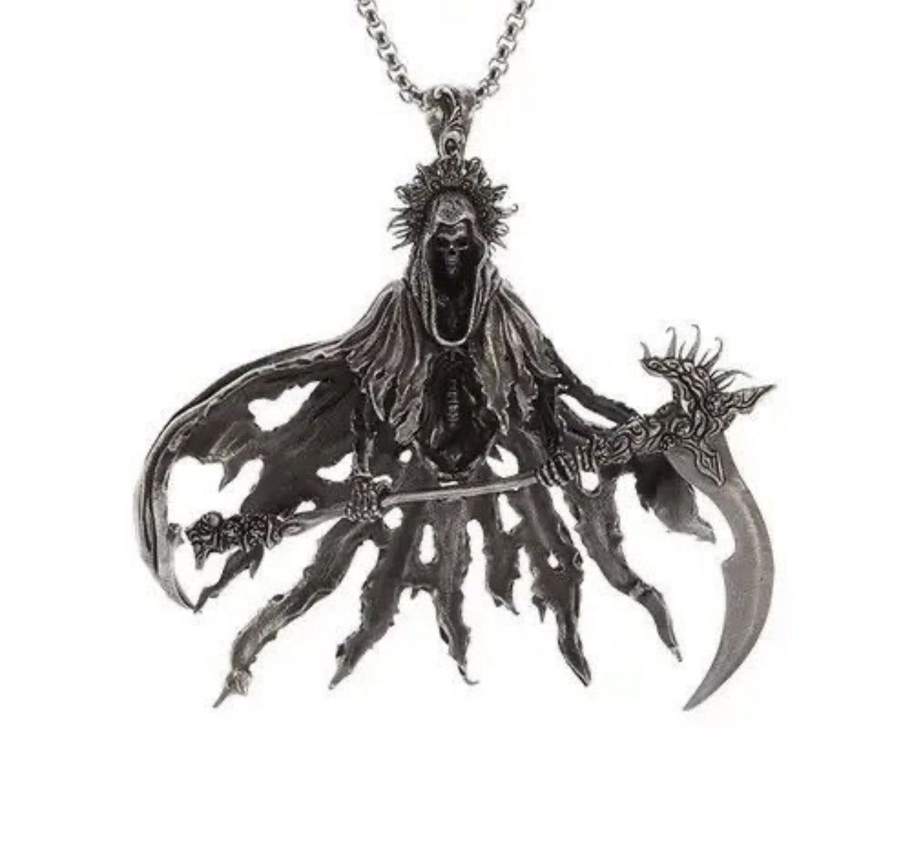 Jewelry Gothic Vintage Skeleton Necklace Size ONE SIZE - 2 Thumbnail