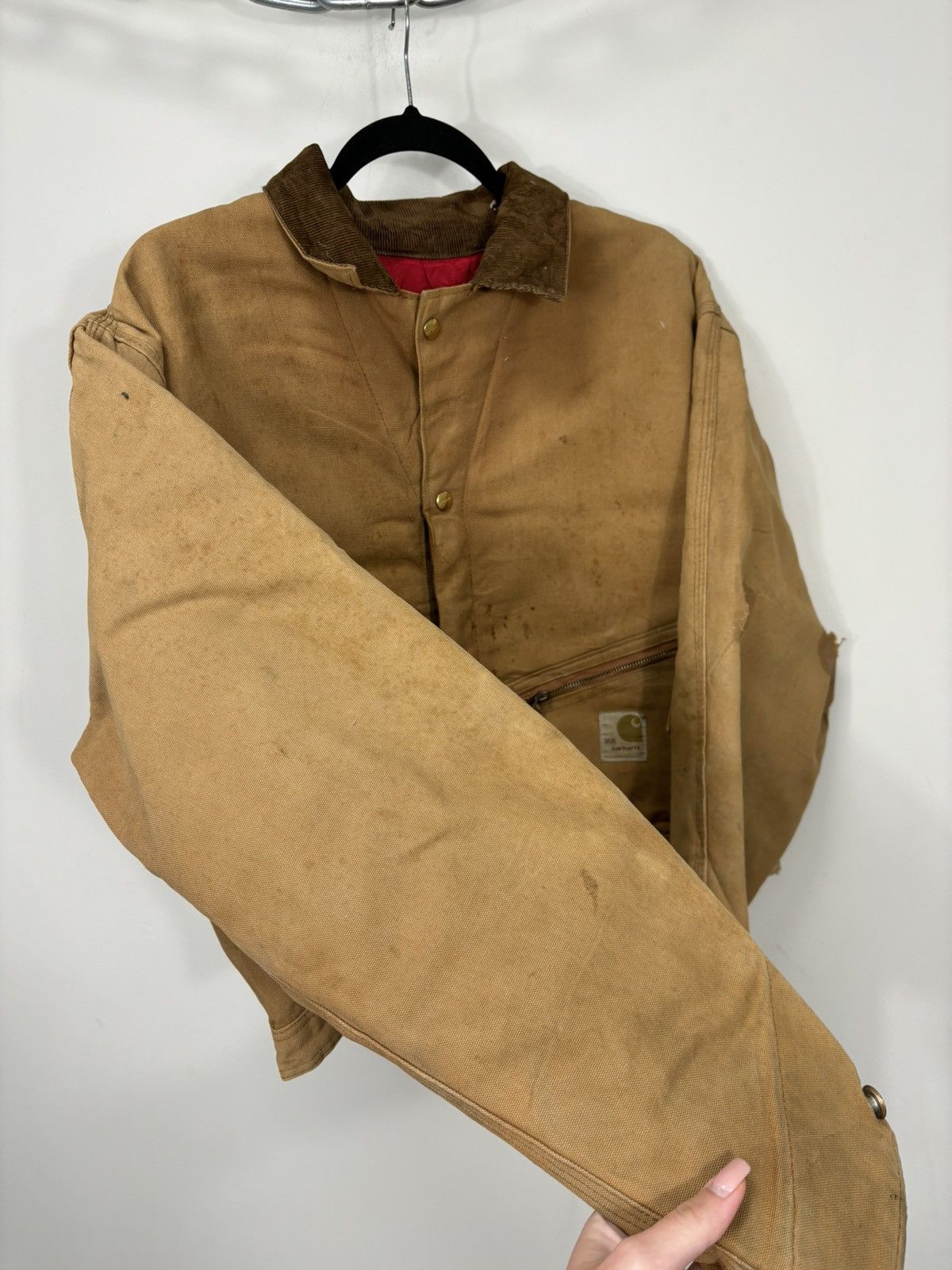 Carhartt Vintage 90s Carhartt Y2K Work Hype Cropped Detroit Jacket Size US L / EU 52-54 / 3 - 9 Thumbnail