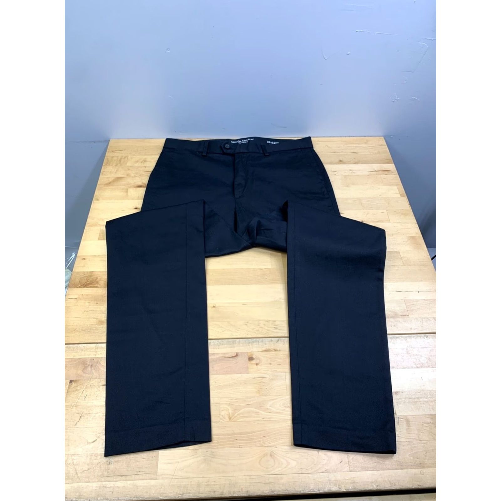 Banana Republic Banana Republic Traveler Pants Men 32x34 Black Slim Stretch Casual 13088 Size US 32 / EU 48 - 5 Thumbnail