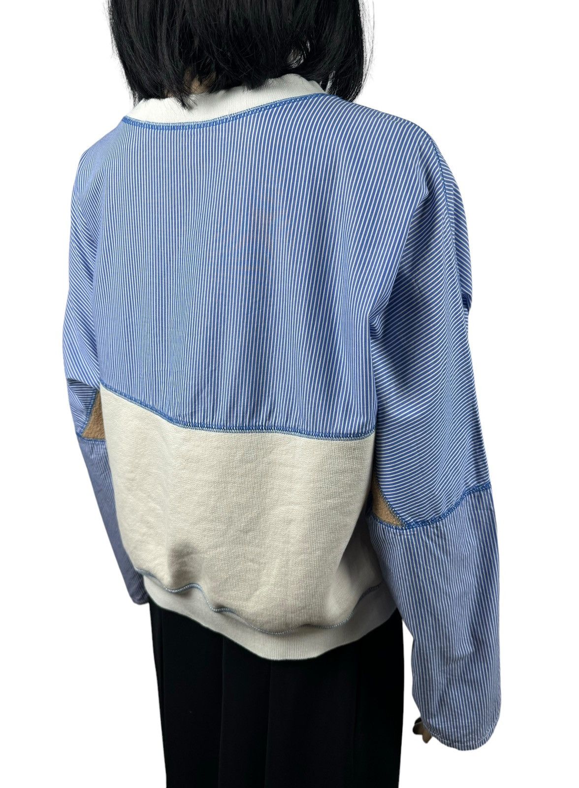 Designer Walk Of Shame Striped Sweatshirt Cotton size 38 Size XS / US 0-2 / IT 36-38 - 7 Thumbnail