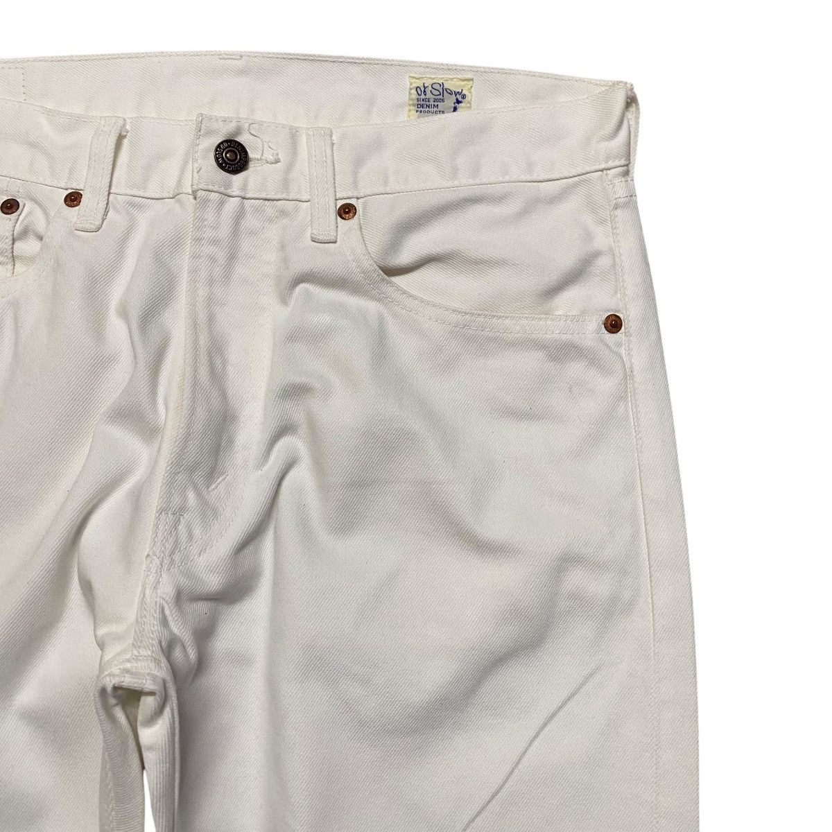 Orslow Orslow 107 Ivy Fit White Denim Jeans Size US 32 / EU 48 - 5 Thumbnail
