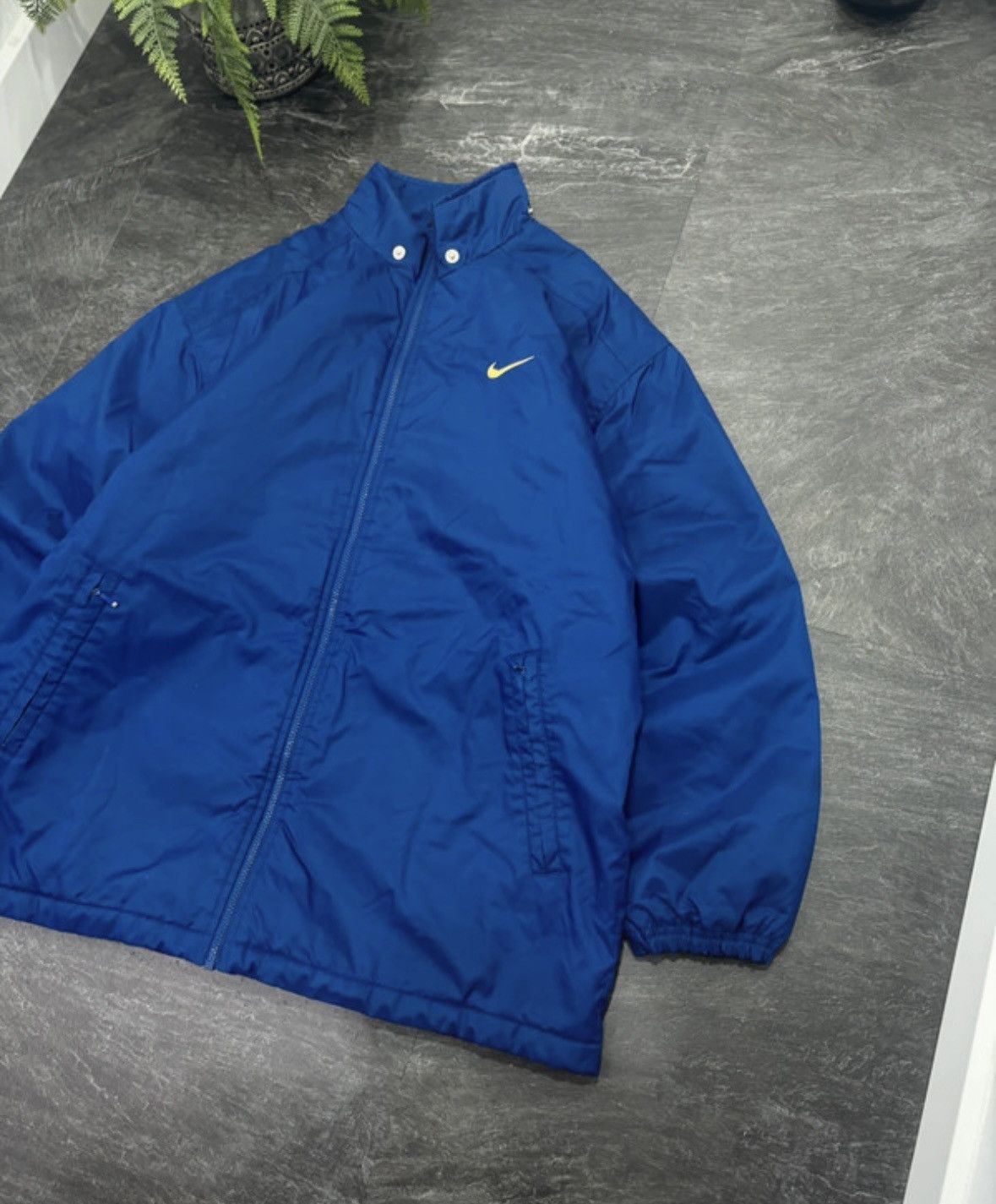 Nike 90s Vintage Double Big Swoosh Logo Oversized Down Jacket Size US M / EU 48-50 / 2 - 6 Thumbnail