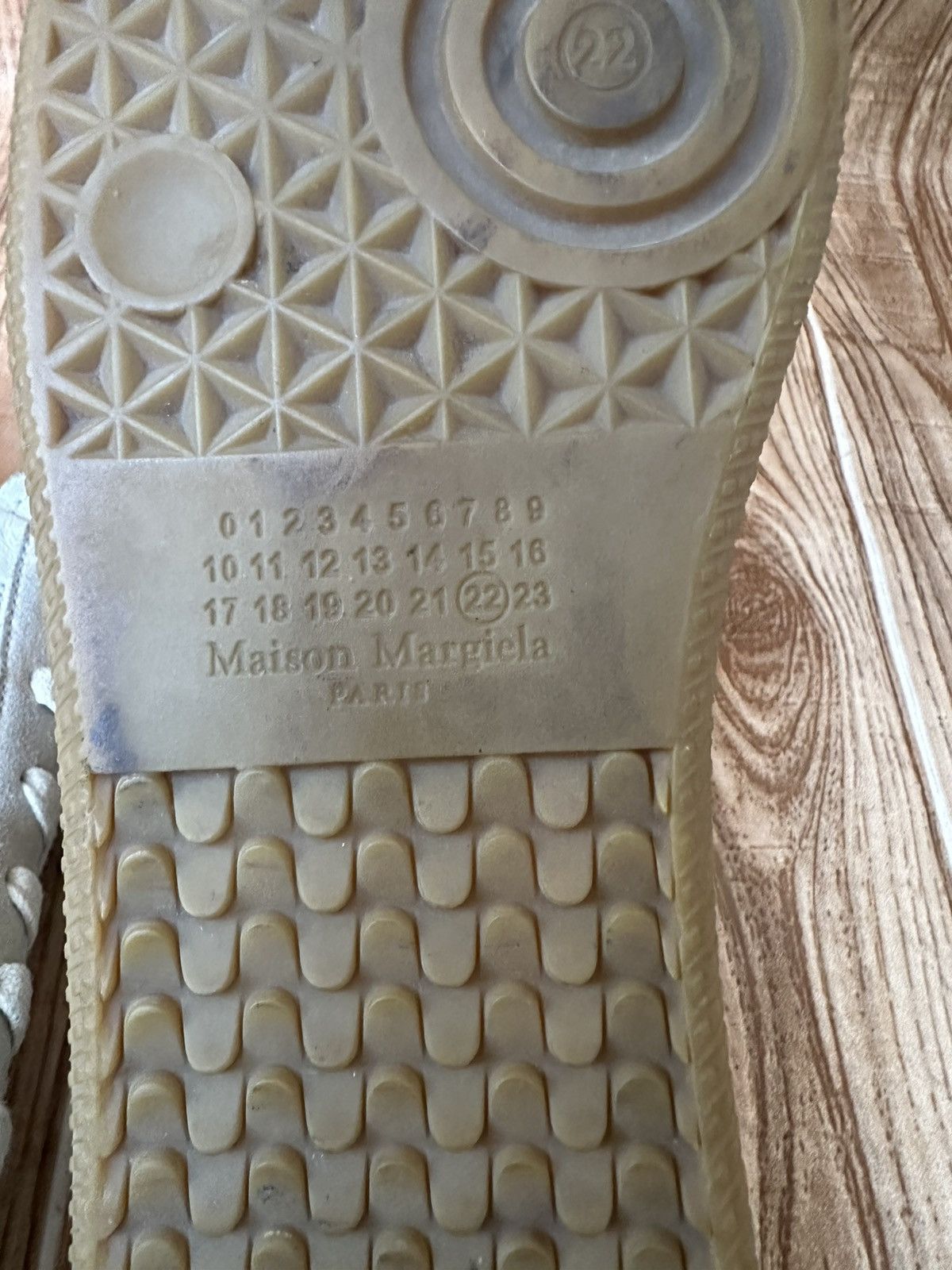 Maison Margiela Maison Margiela REPLICA GAT Gray/White Lowtop Sneaks Size US 9 / EU 42 - 22 Thumbnail
