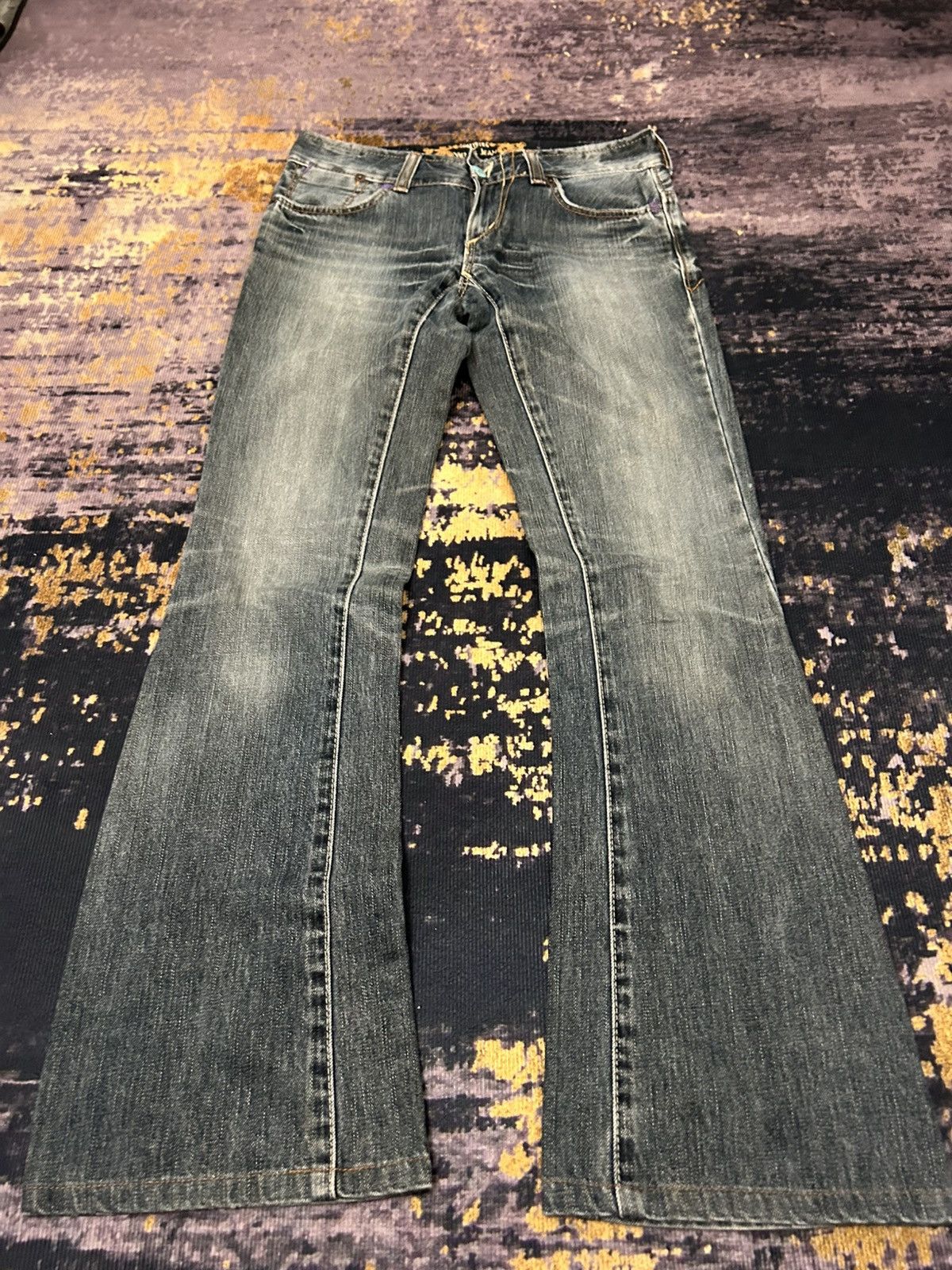 Edwin Vintage Venus Something Edwin Washed Flare Jeans Size US 30 / EU 46 - 6 Thumbnail