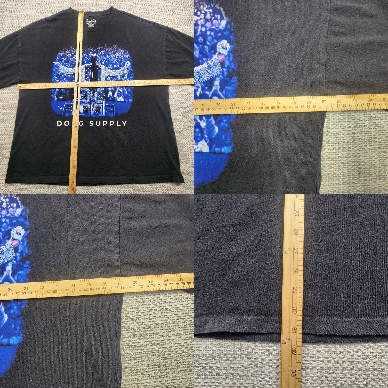 Vintage Dogg Supply Shirt Mens 3XL Black Snoop Dogg Concert Hip Hop Graphic Tee Size US XXL / EU 58 / 5 - 8 Thumbnail
