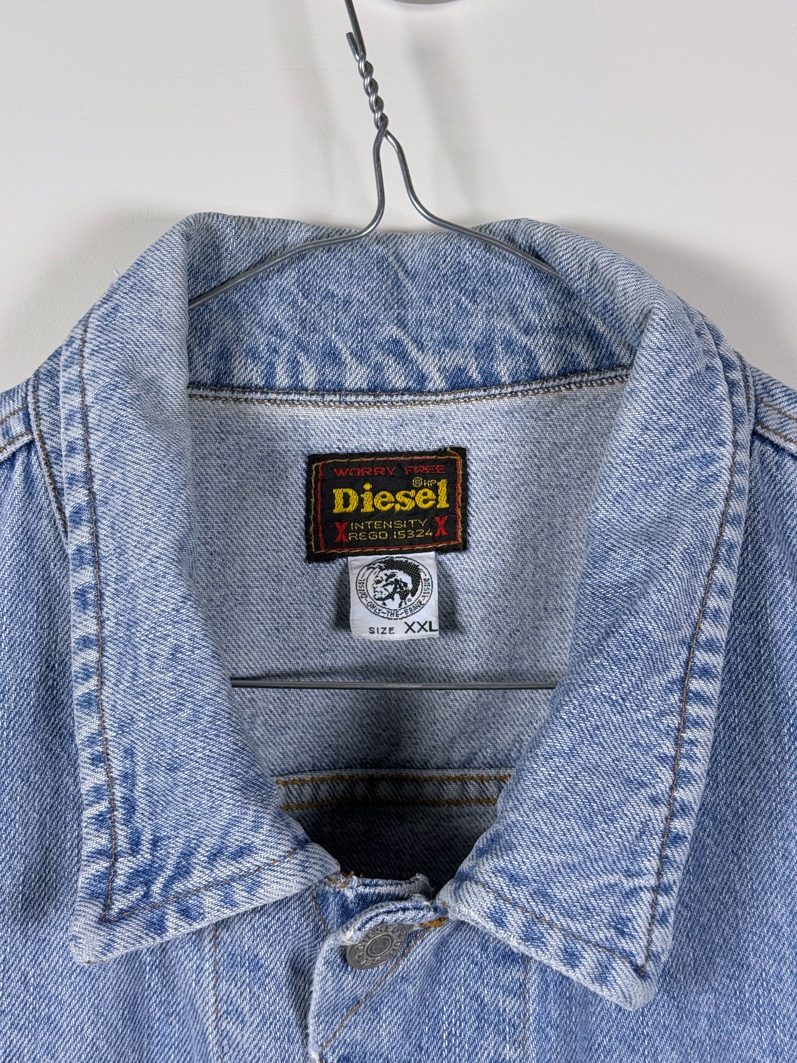 Diesel Vintage Men's Diesel Made In Italy Denim Vest (XXL) Size US XXL / EU 58 / 5 - 3 Thumbnail