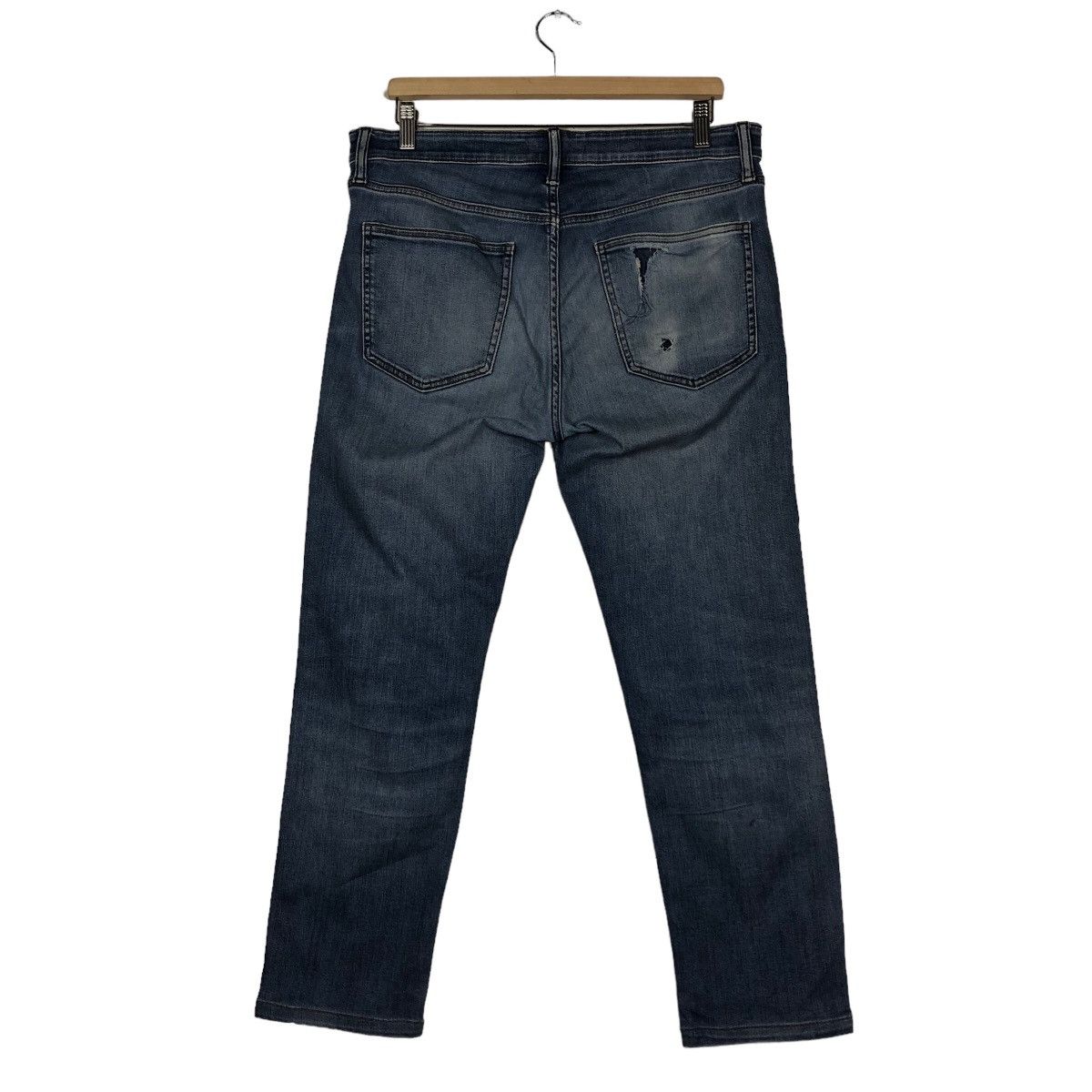 Japanese Brand 🔥VINTAGE DENIM JEANS FLARE UNIQLO JAPAN ISSEY MIYAKE Size US 34 / EU 50 - 8 Thumbnail