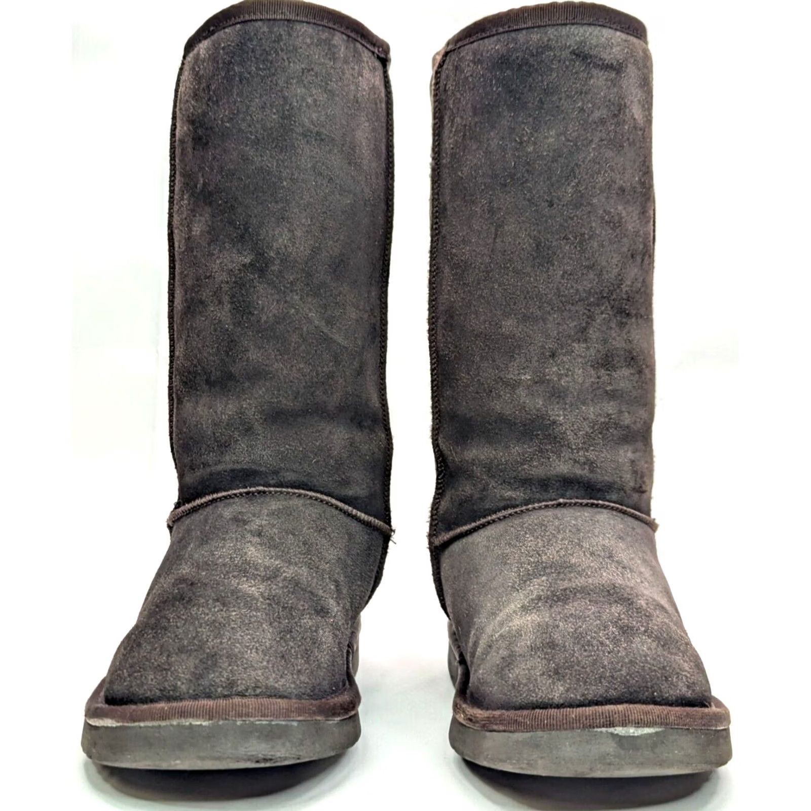 Ugg UGG Australia Suede Sheepskin Wool Lined Classic Boots 12" Tall Women 6 Brown Vintage Size US 6 / IT 36 - 2 Thumbnail
