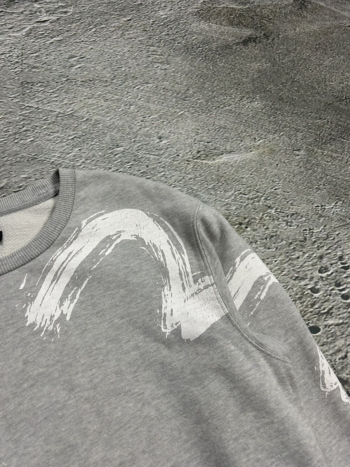 Evisu × Japanese Brand × Vintage Evisu sweatshirt multilogo seagull vintage grey Y2K Size S / US 4 / IT 40 - 3 Thumbnail