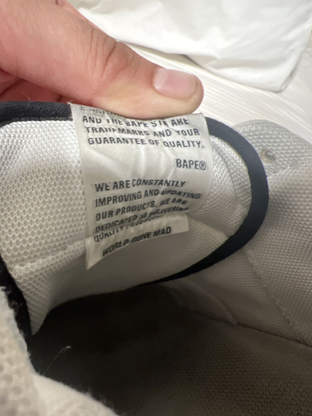 Bape Bapesta Patched Size US 8 / EU 41 - 10 Thumbnail