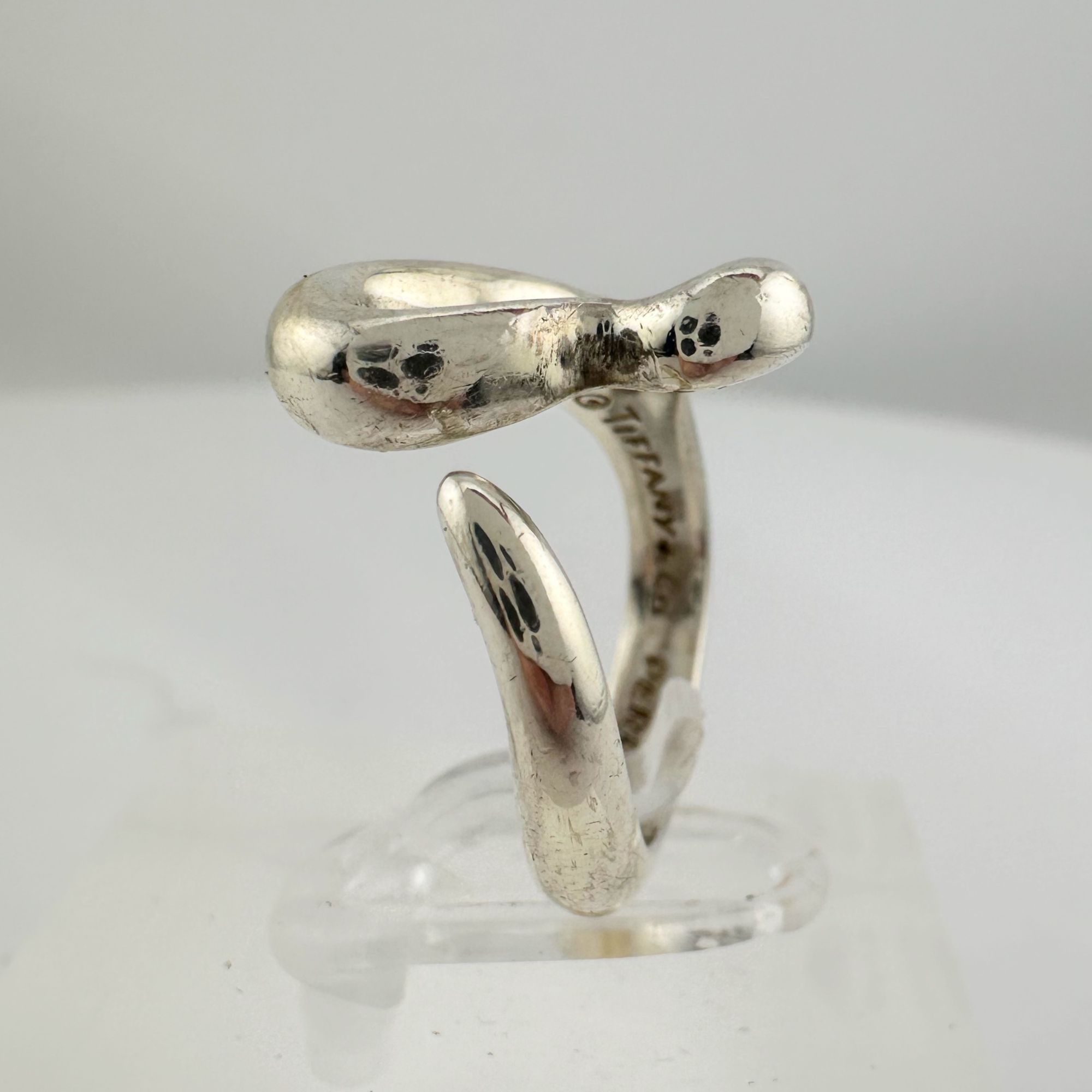 Tiffany & Co. Tiffany & Co Open Heart Ring - Sterling Silver - Size 5.5 Size ONE SIZE - 6 Thumbnail