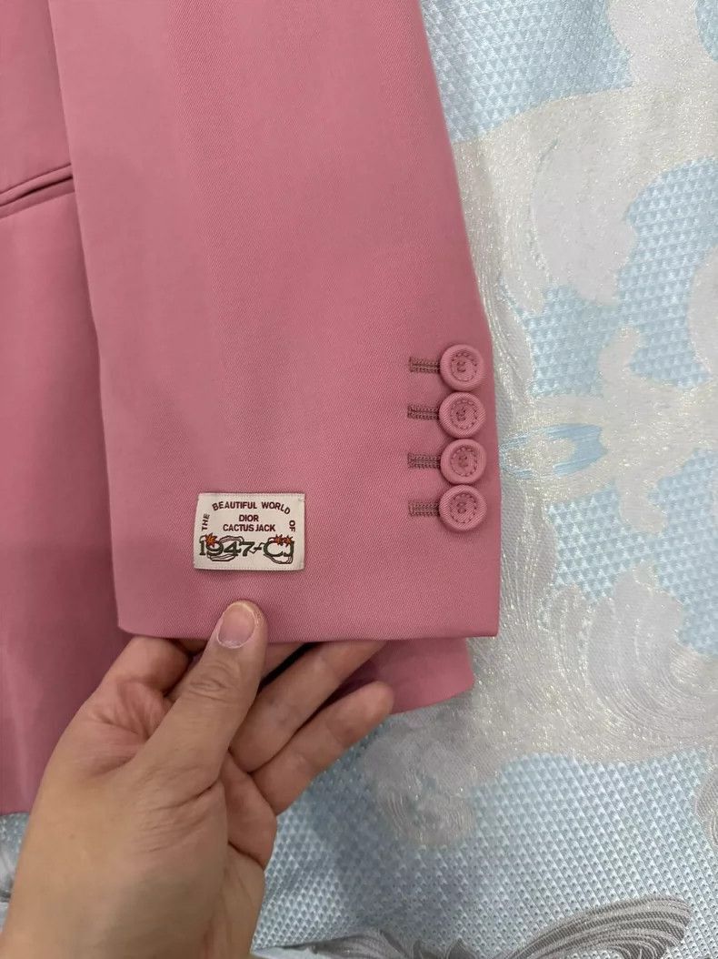 Dior DIOR Pink Blazer Stylish New Design-2506 Size L / US 10 / IT 46 - 4 Thumbnail