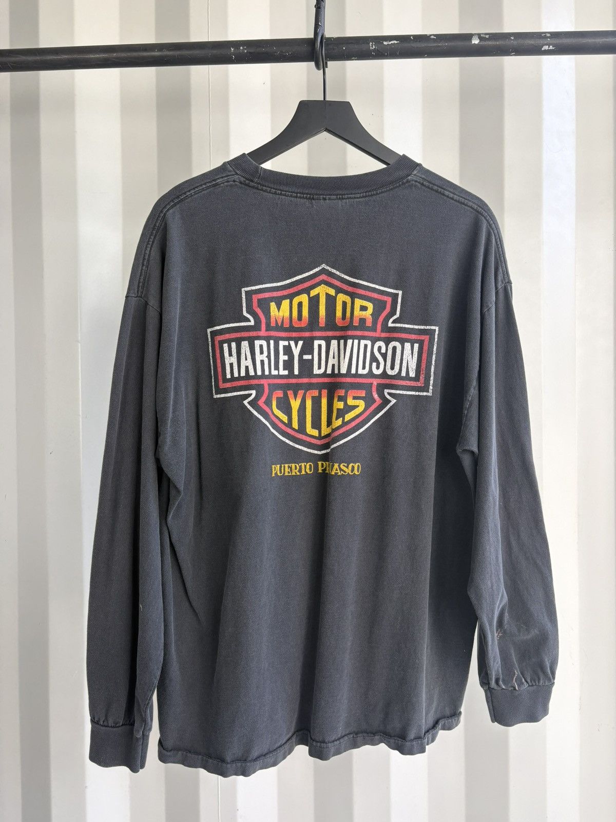 Harley Davidson Harley Mexico Sun Faded Shirt Distressed Grunge WCC Size US XL / EU 56 / 4 - 2 Thumbnail
