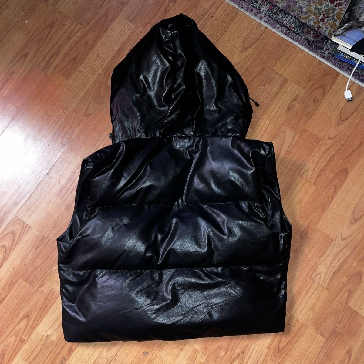 Other Black Oversized Bomber Vest Jacket Size L Avant Garde Size US L / EU 52-54 / 3 - 5 Thumbnail