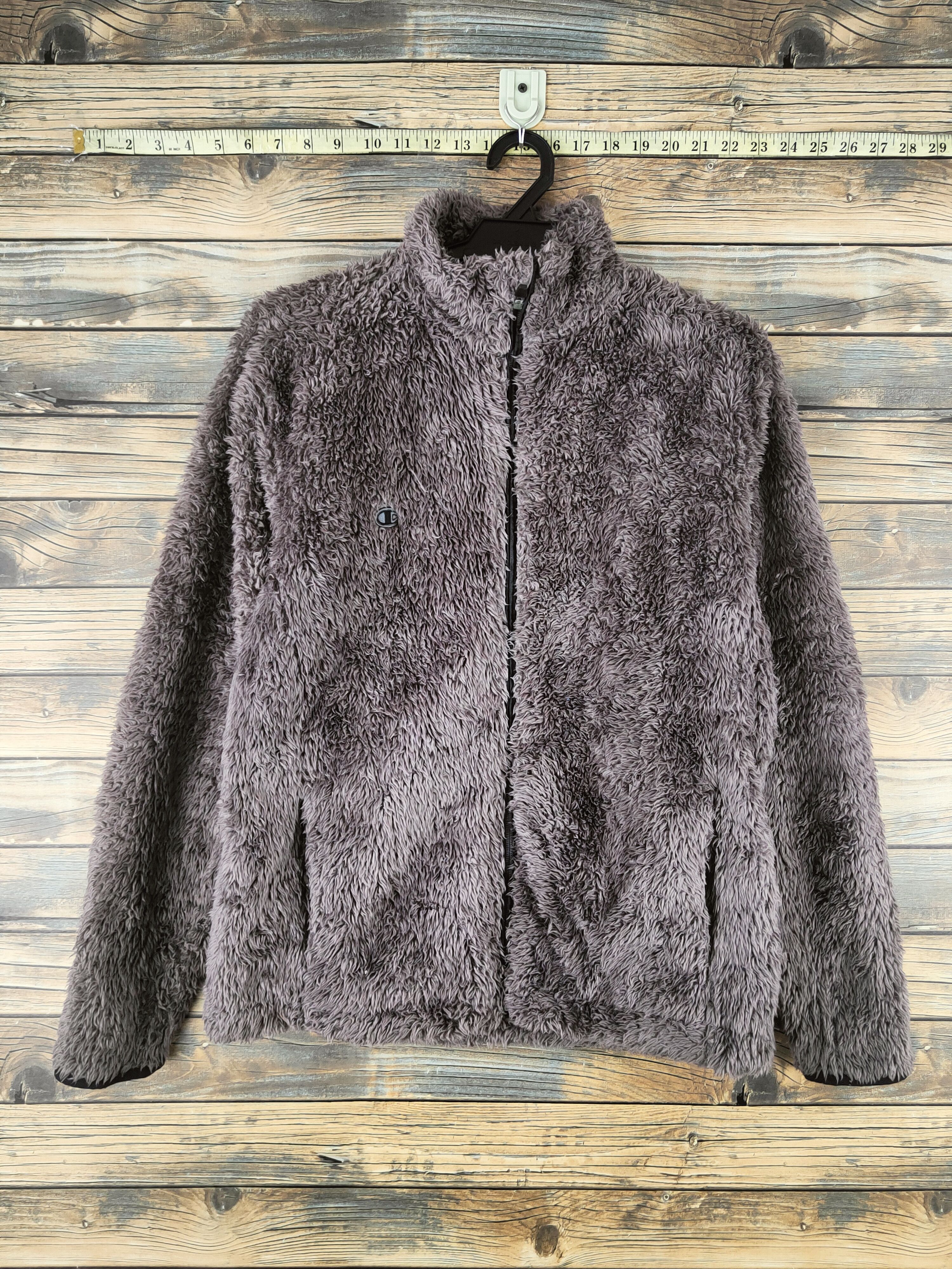Champion Champion Dark Gray fleece Fur Mohair Sweaters #S2932 Size US M / EU 48-50 / 2 - 1 Thumbnail