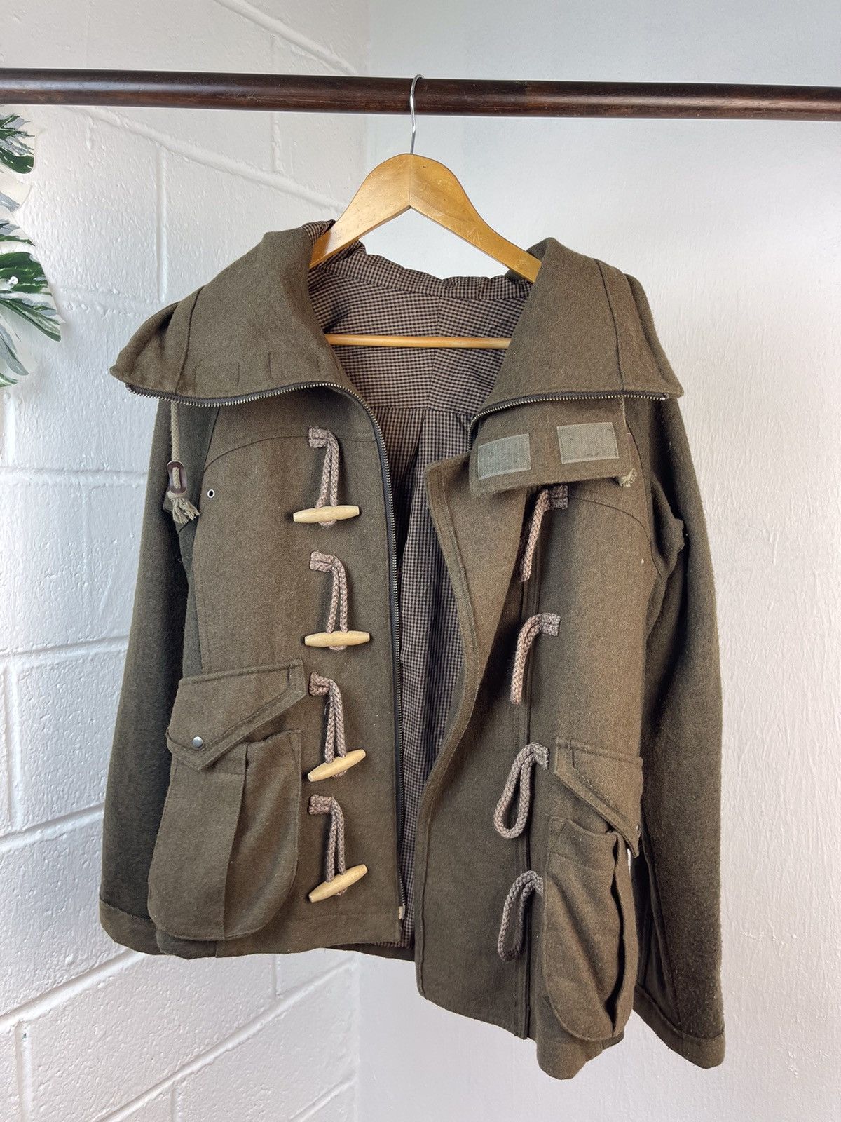 20471120 × Beauty Beast × PPFM 2000s PPFM Wool Zip Anorak Jacket Size US M / EU 48-50 / 2 - 4 Thumbnail