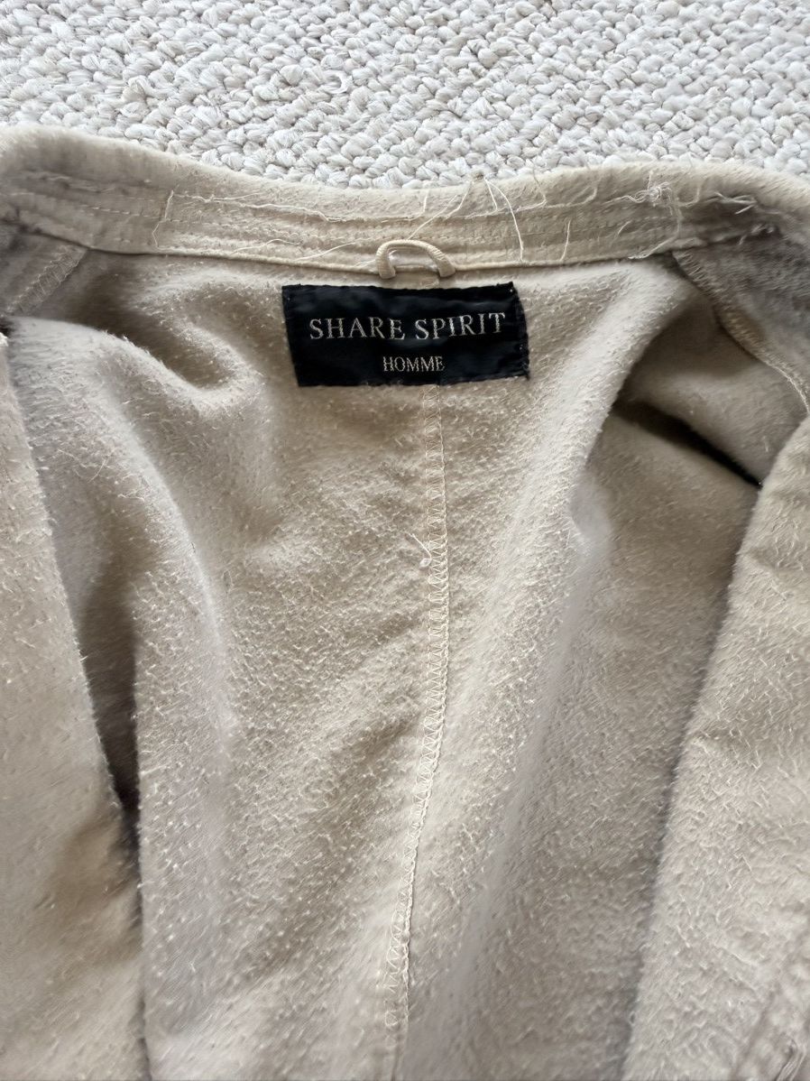 Share Spirit Homme SHARE SPIRIT HOMME DISTRESSED BLAZER “BLACK IS BEAUTIFUL” Size 44R - 6 Thumbnail
